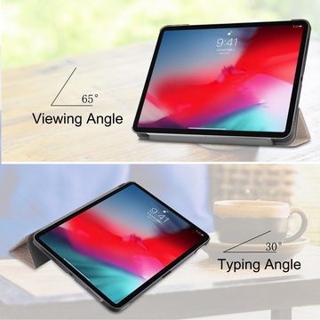 Lobwerk Tablet-Hülle Schutzhülle für Apple iPad Pro 11 2018 11 Zoll, Wake & Sleep Funktion, Sturzdämpfung, Aufstellfunktion