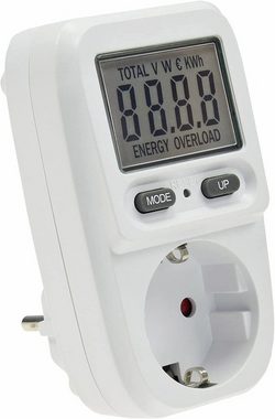 ChiliTec Gartenleuchte Energiekosten-Messgerät Stromzähler CTM-807 LC-Display, Messung bis