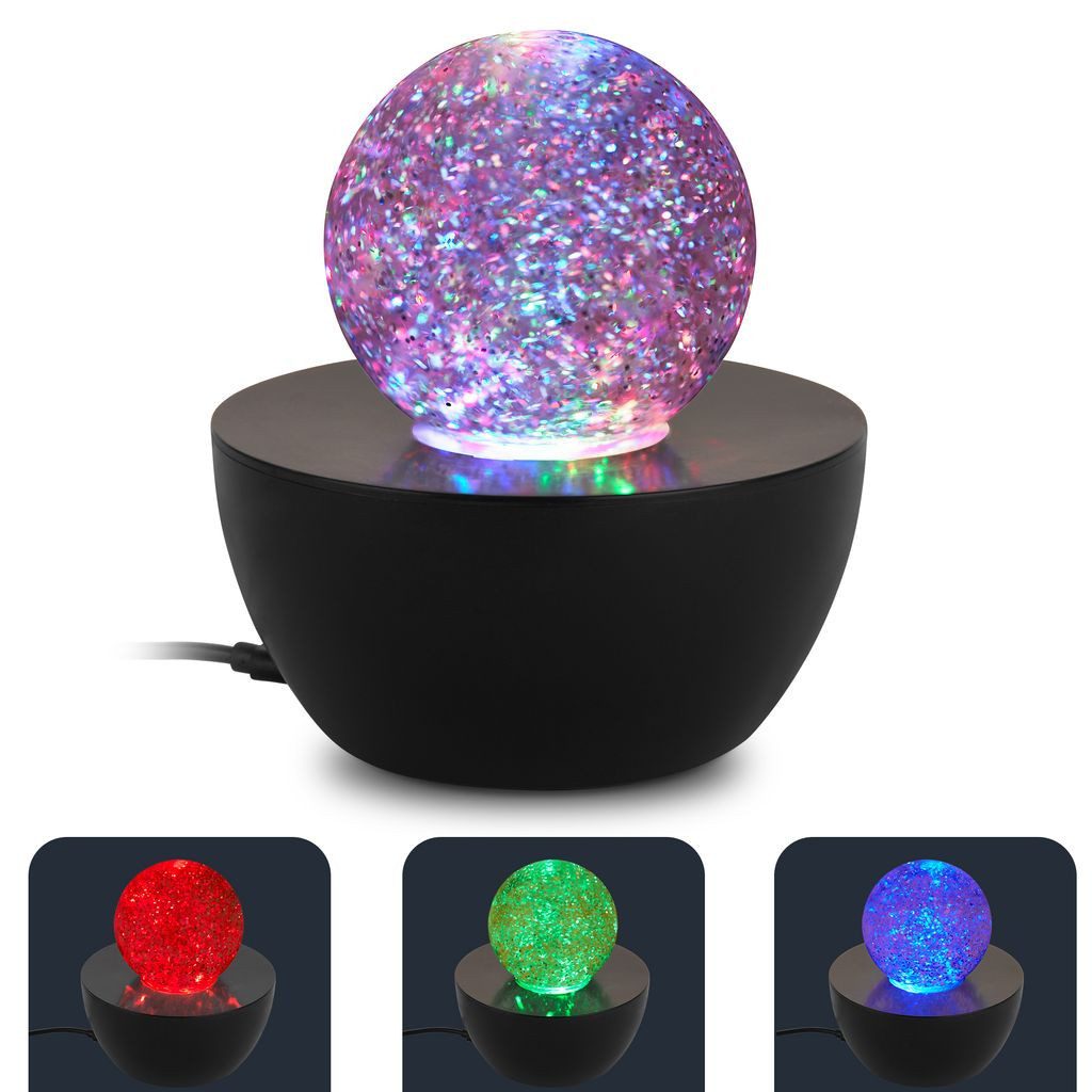 Briloner Leuchten Tischleuchte, Farbwechsel, LED fest integriert, RGB - Farbwechsler, 12x13,5 cm, Wohnzimmer, Schlafzimmer