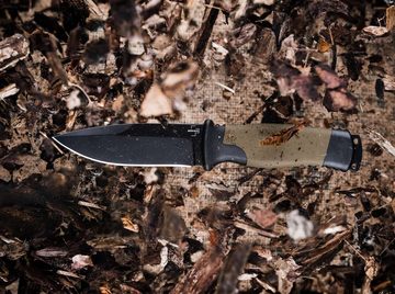 Böker Plus Survival Knife Desertman Outdoormesser Kunststoffscheide rostfrei