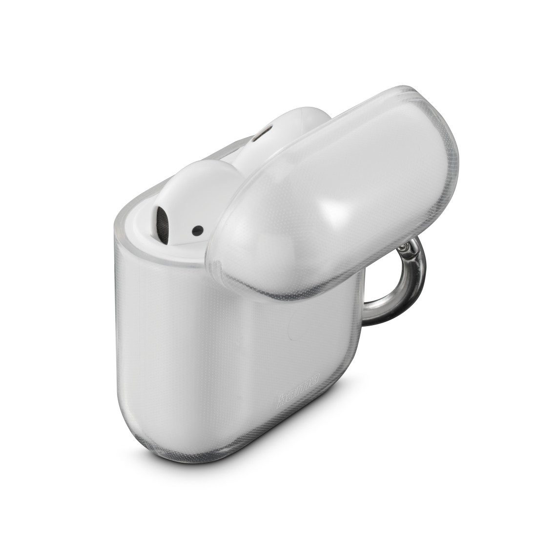 Hama Kopfhörer-Schutzhülle Schutzhülle "Always Clear" für Ladecase Apple AirPods 1./2. Gen.