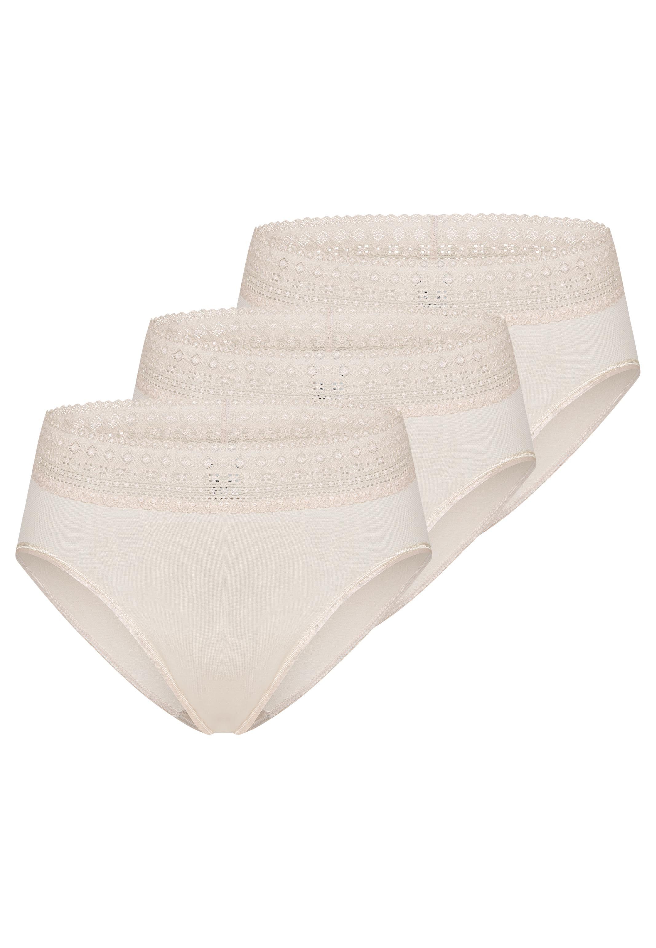 Taillenslip 3er Pack Modal Lace