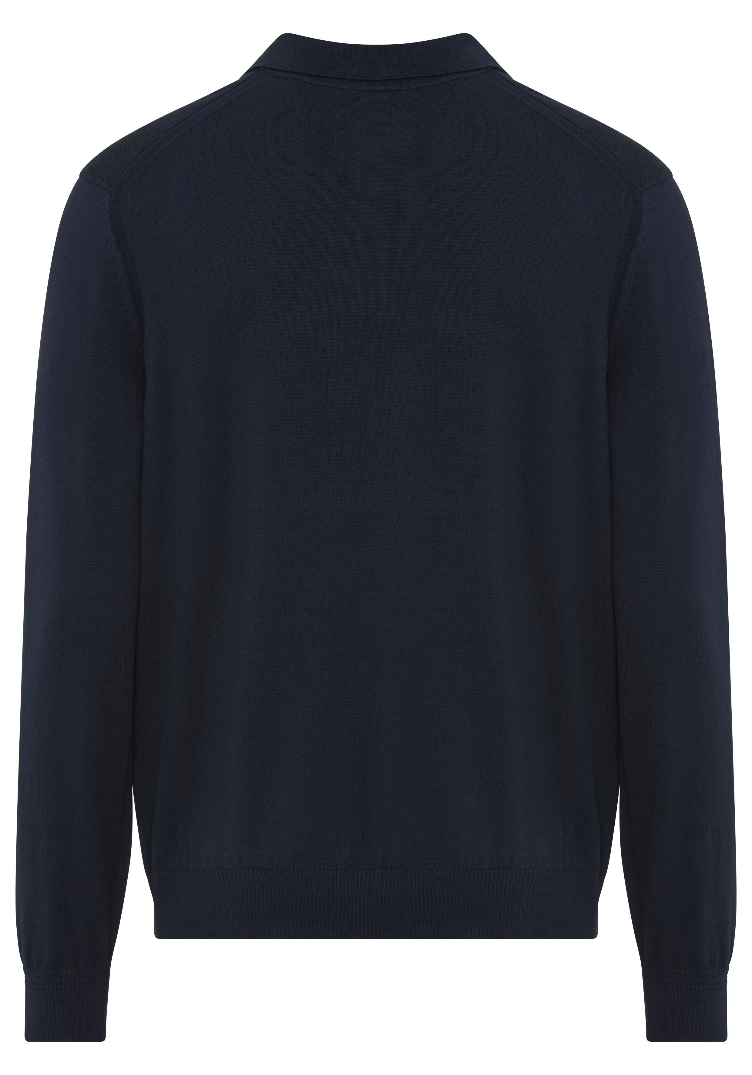 BOSS ORANGE Polokragenpullover Asac Cotton Wool mit Logo-Stickerei