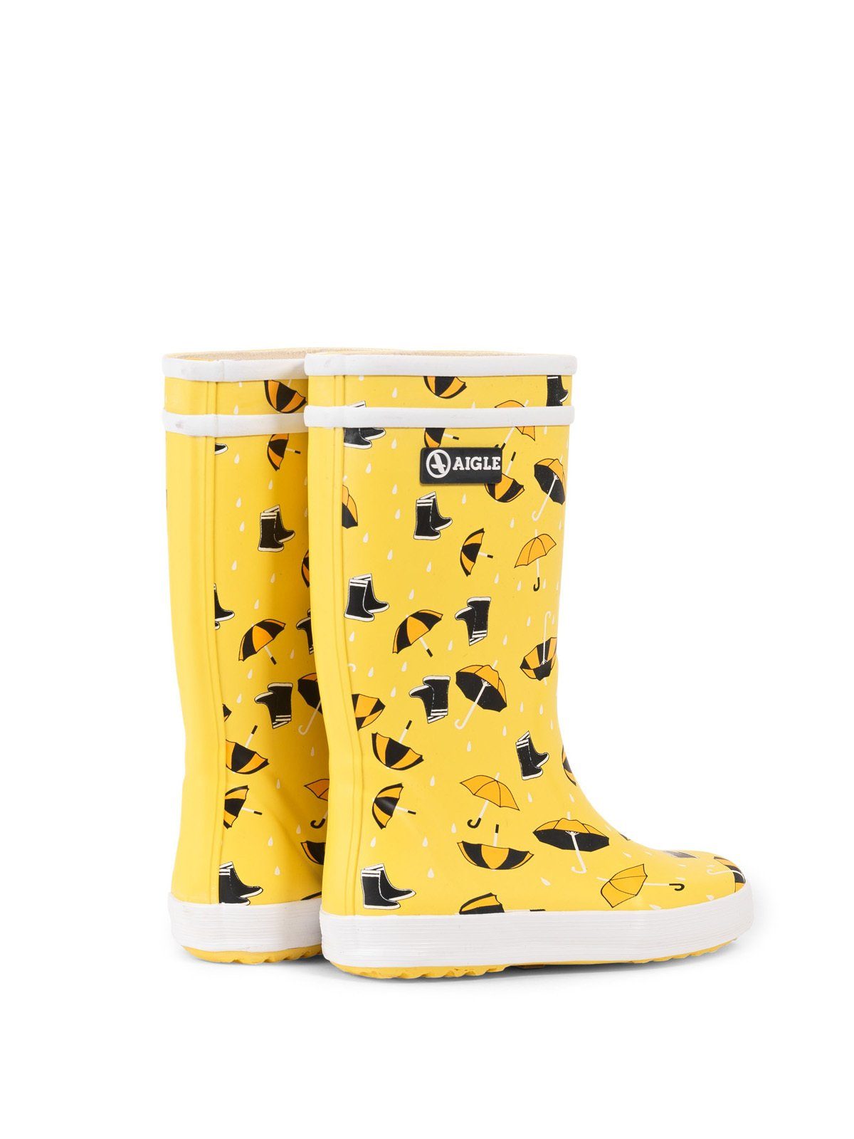 Aigle Aigle Lolly-Pop Theme gelb/marineblau Gummistiefel