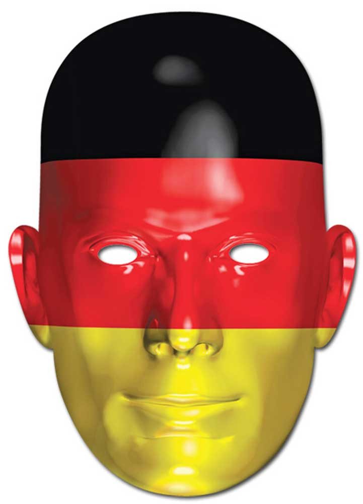 Verkleidungsmaske Deutschland Flagge - Masken - Fan Maske
