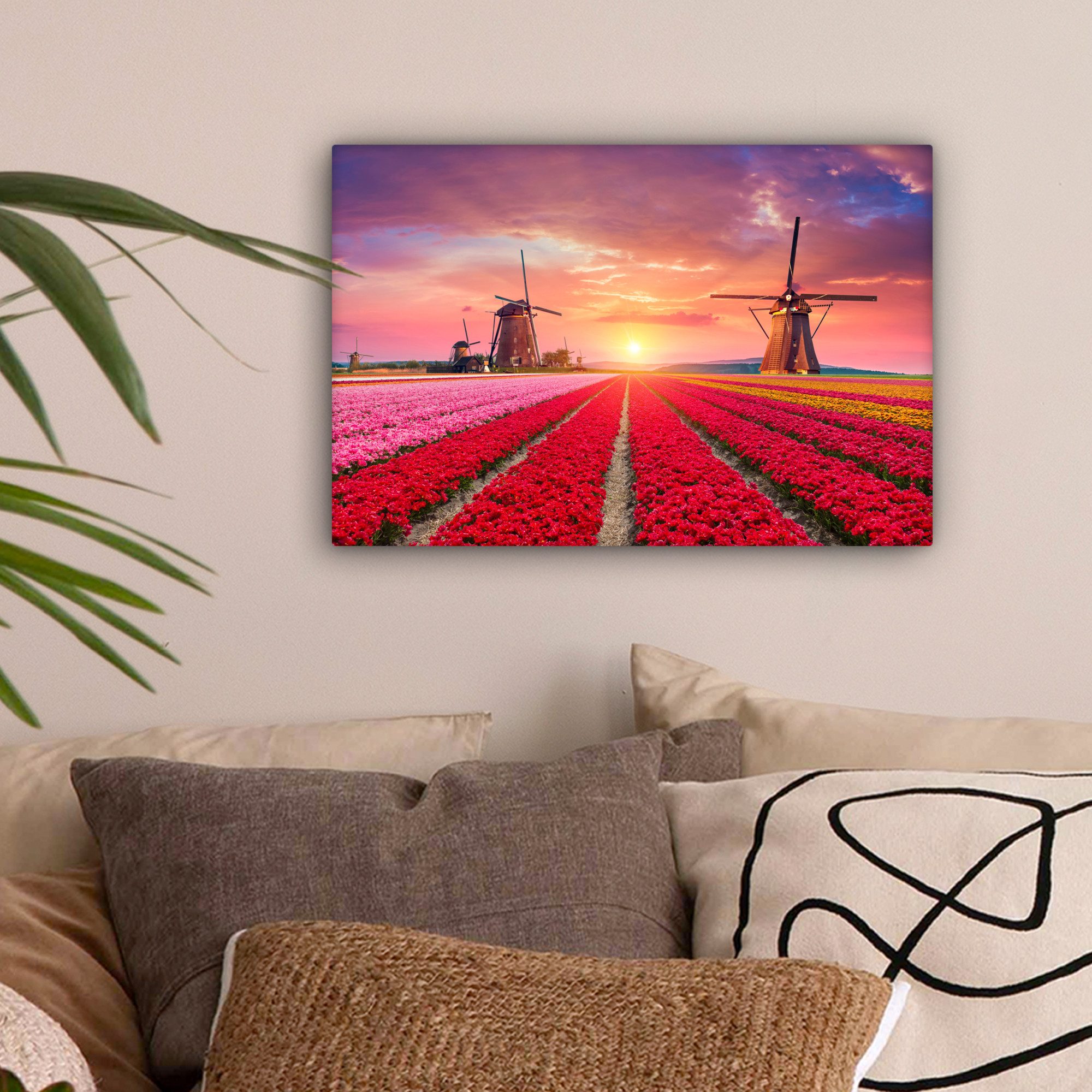 OneMillionCanvasses® Leinwandbild Blumen - Tulpen - günstig online kaufen