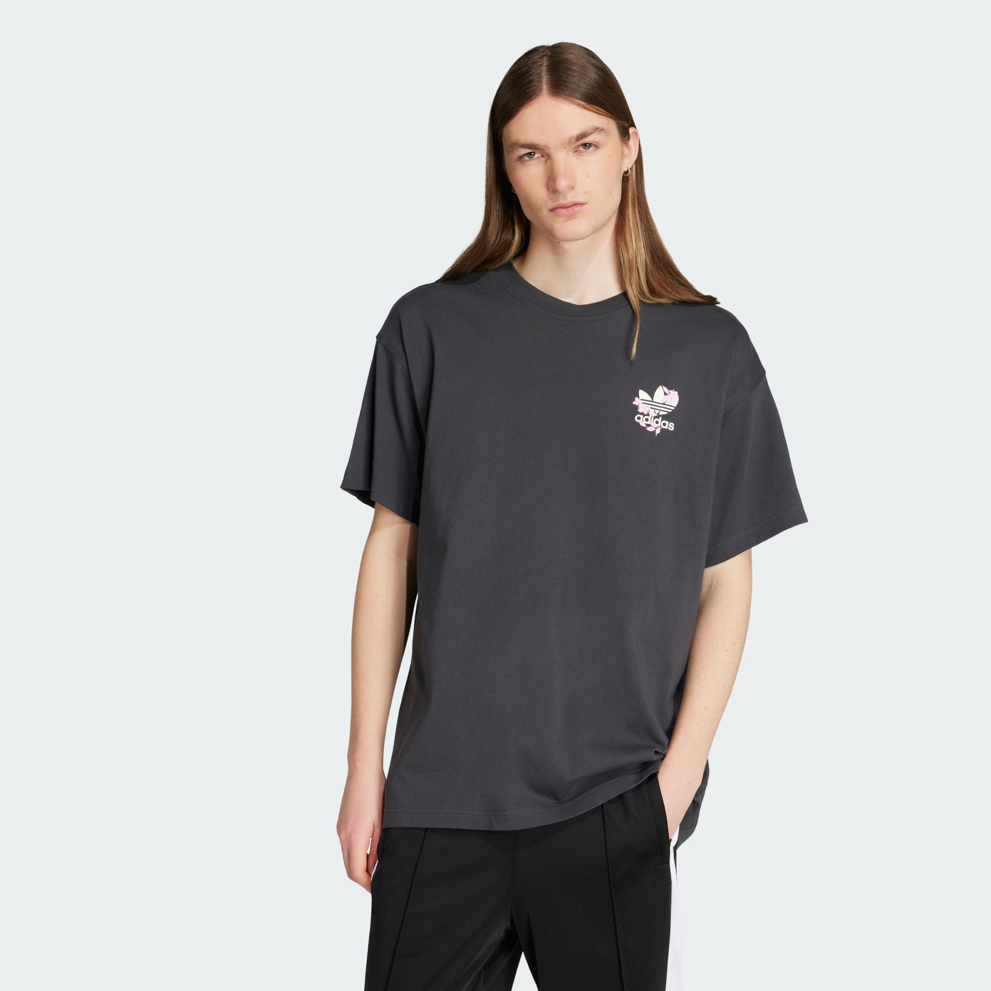 adidas Originals T-Shirt FLORALS LOGO OVERSIZED günstig online kaufen