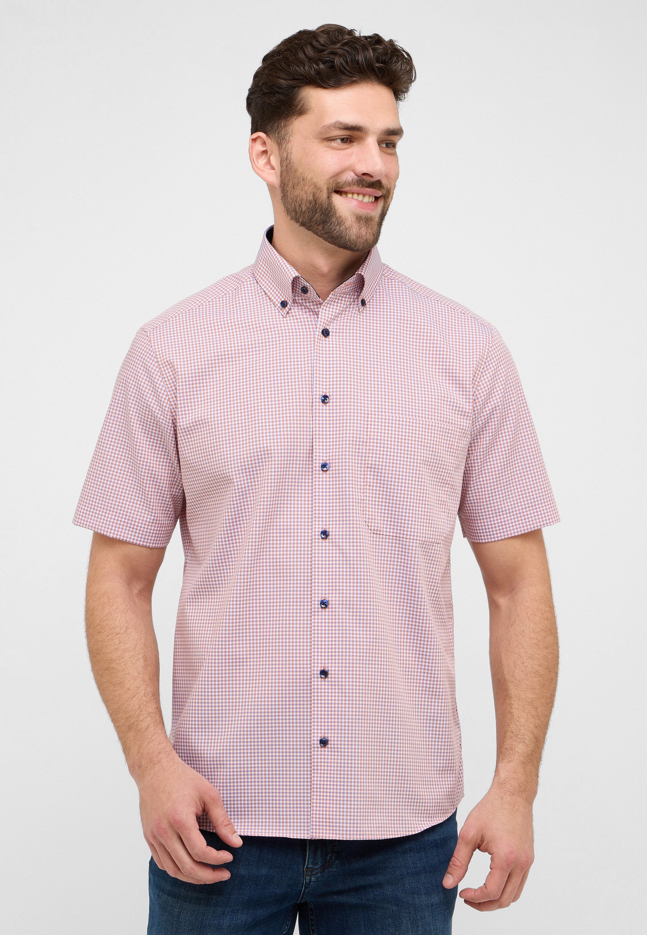 Eterna Kurzarmhemd COMFORT FIT NON IRON günstig online kaufen