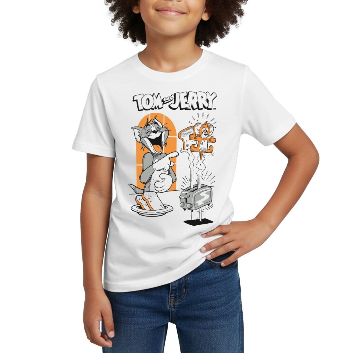 T-Shirt Tom Und Jerry Mäusetoast Kinder T-Shirt