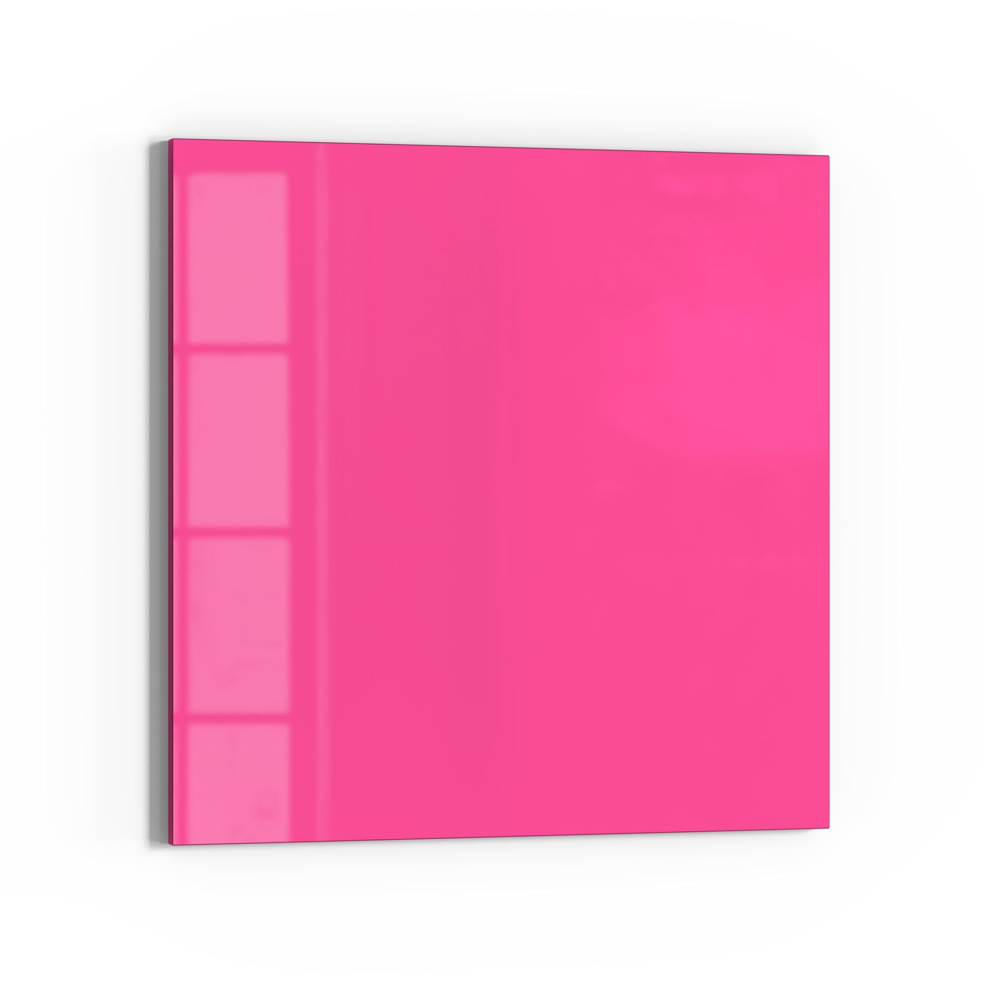 DEQORI Magnettafel 'Unifarben - Rosa', Whiteboard Pinnwand beschreibbar