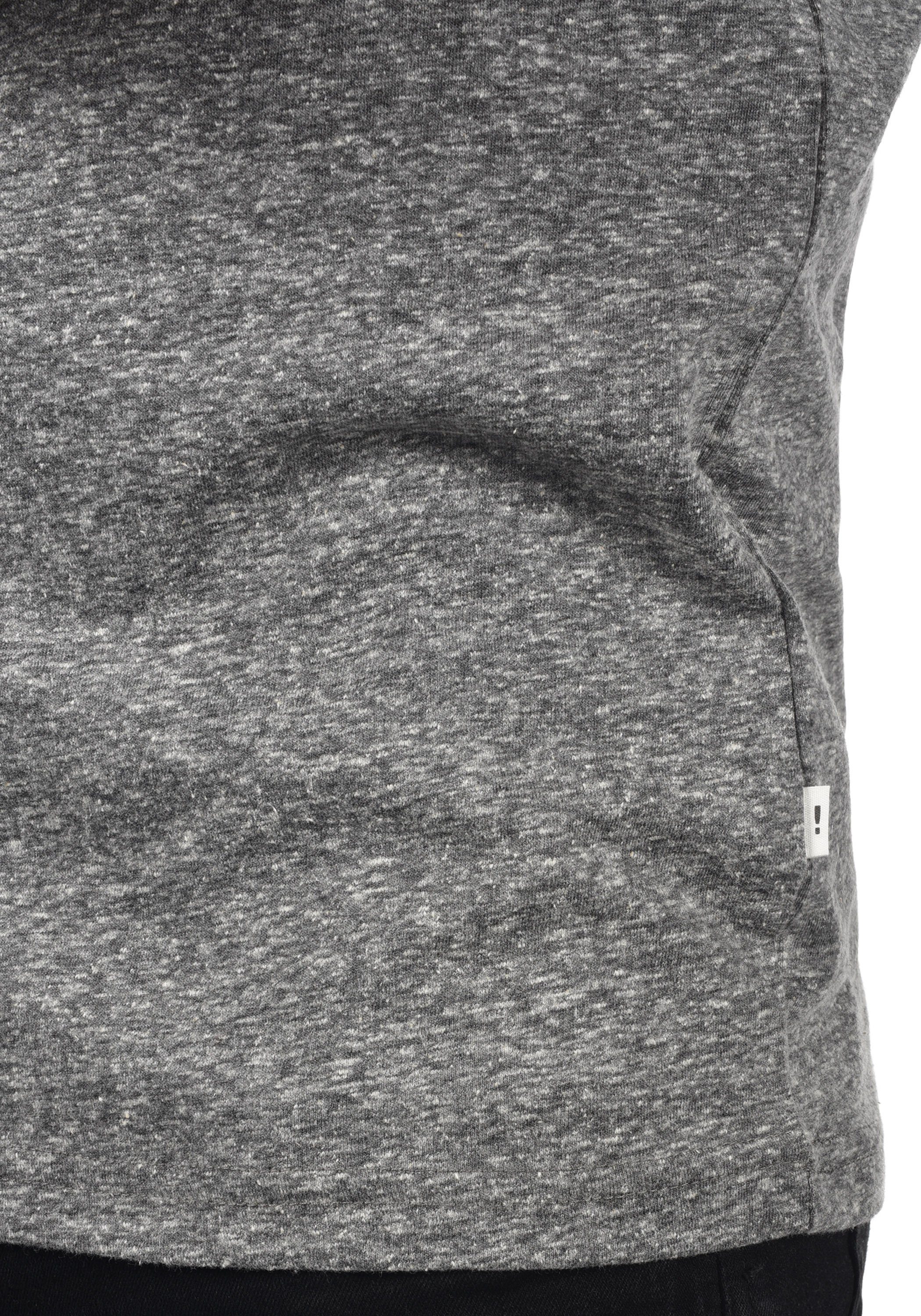 Grey (8288) !Solid T-Shirt Dark mit V-Ausschnitt Melange V-Shirt SDAlarus
