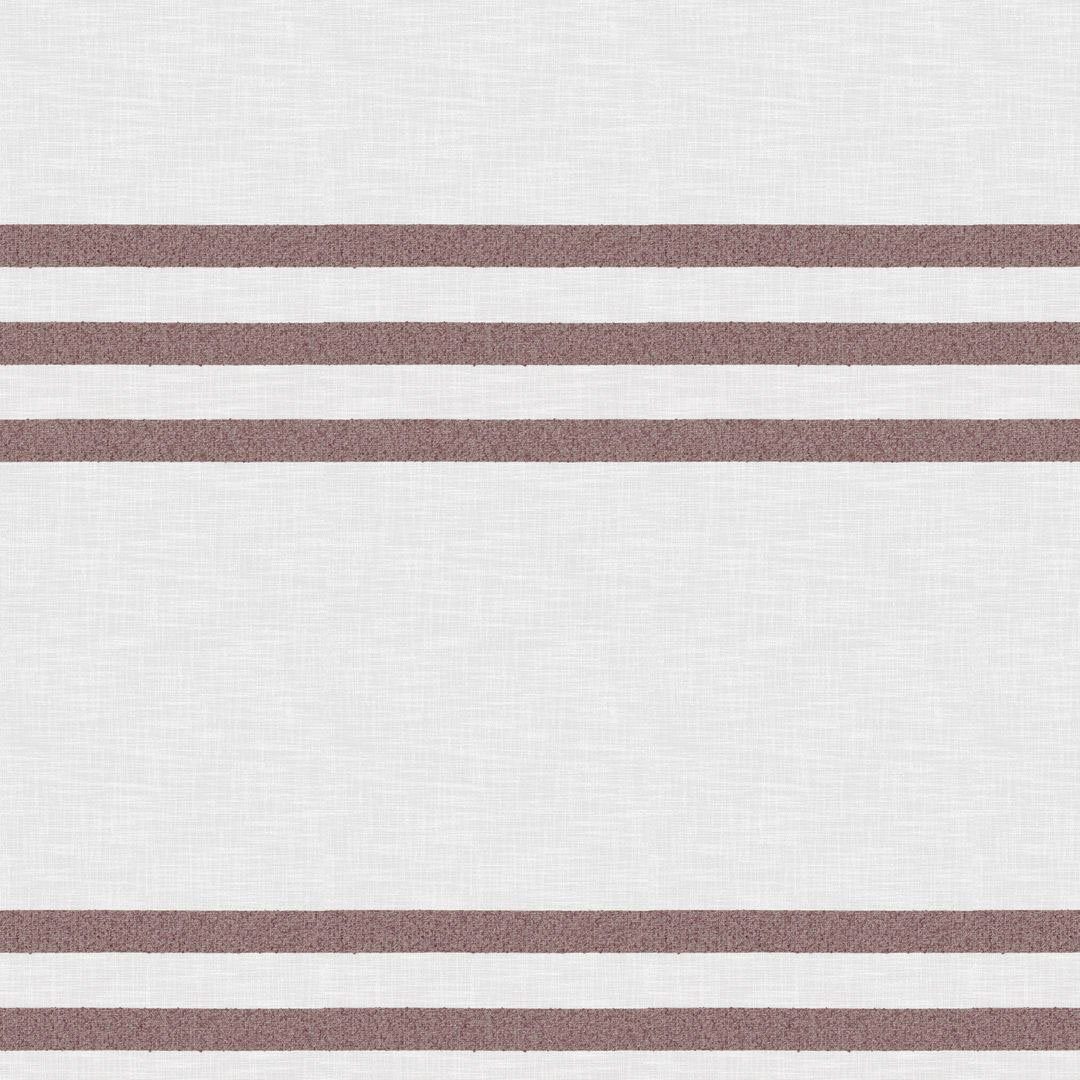 beere/weiß Neutex naturiger Multifunktionsband Vorhang halbtransparent, mit (1 you!, Effektgarn St), for Querstreifen Bergen,