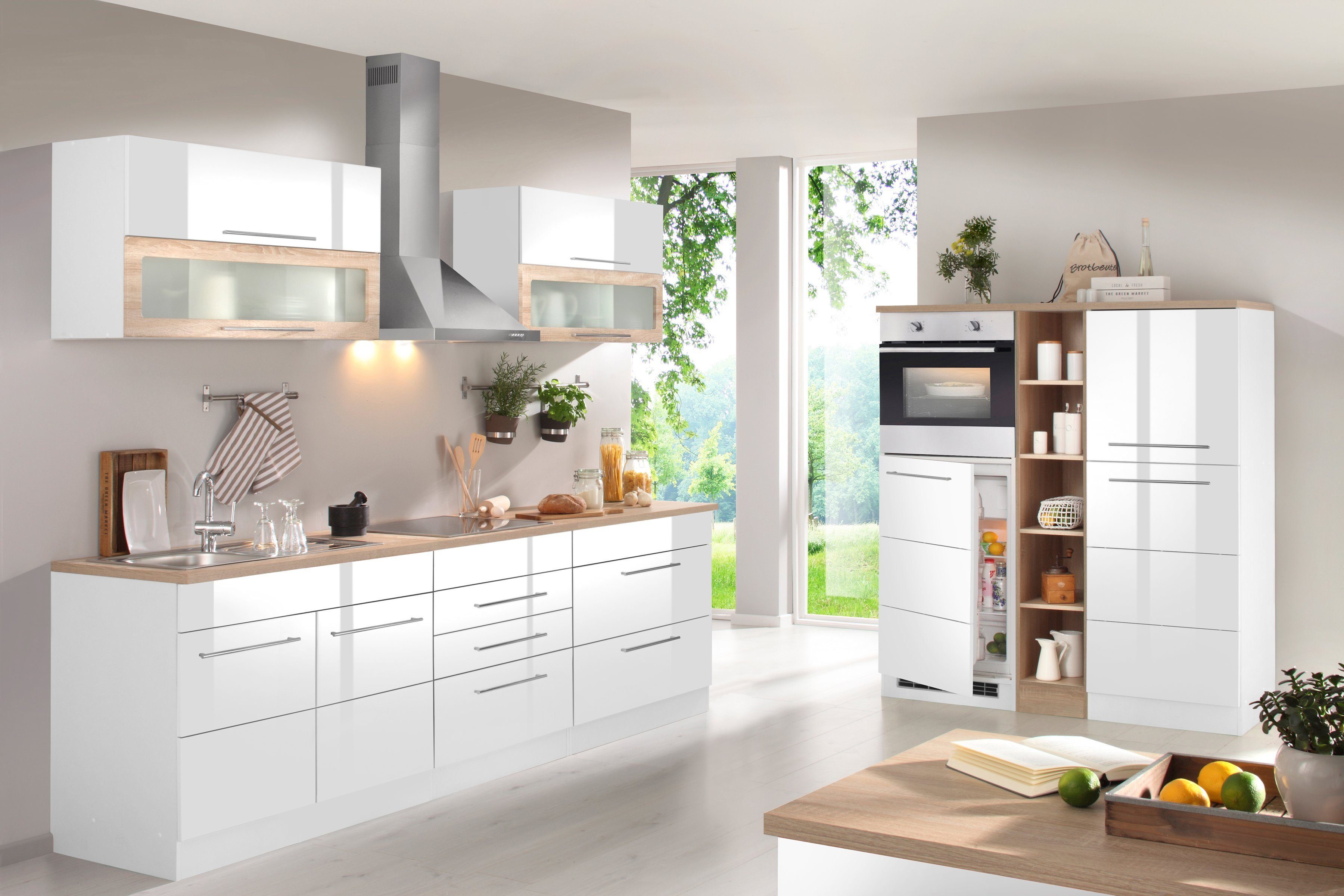 KOCHSTATION Spülenschrank KS-Wien Breite 100 cm, inkl. Einbauspüle – Bild 2 von 5