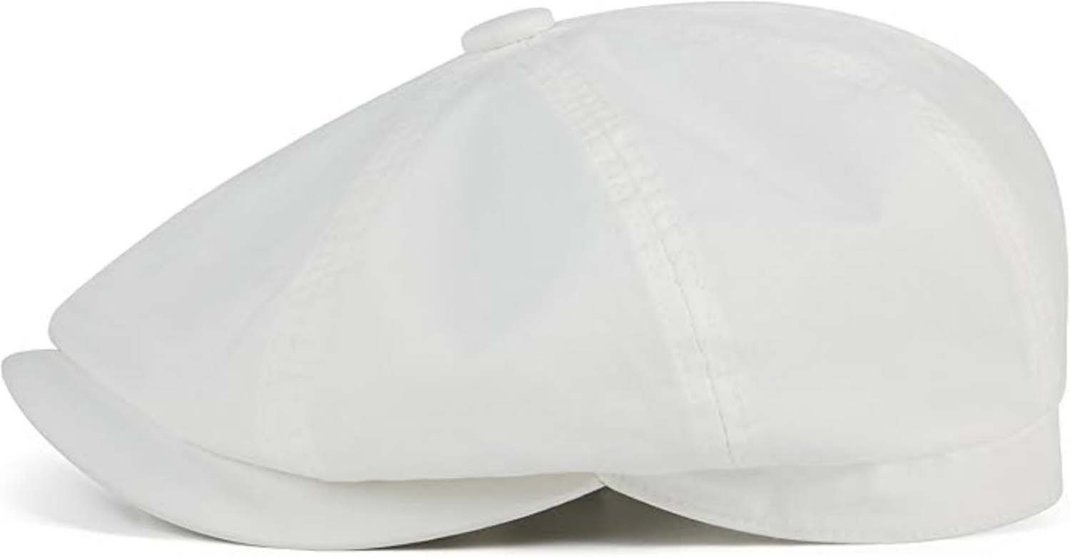 Zaewry Schirmmütze Herren Schiebermütze Damen Baumwolle Newsboy Cap