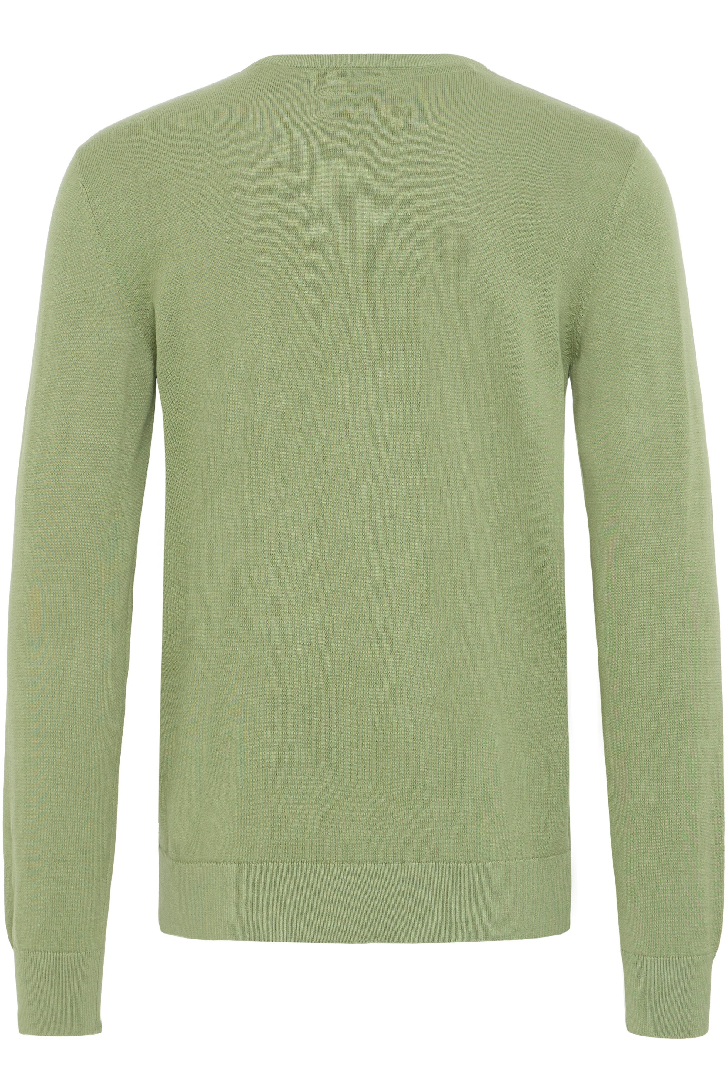 Blend Strickpullover BHBRAY CREW KNIT mit Rundhalsausschnitt, aus Baumwolle, Regular Fit, Langarm, unifarben