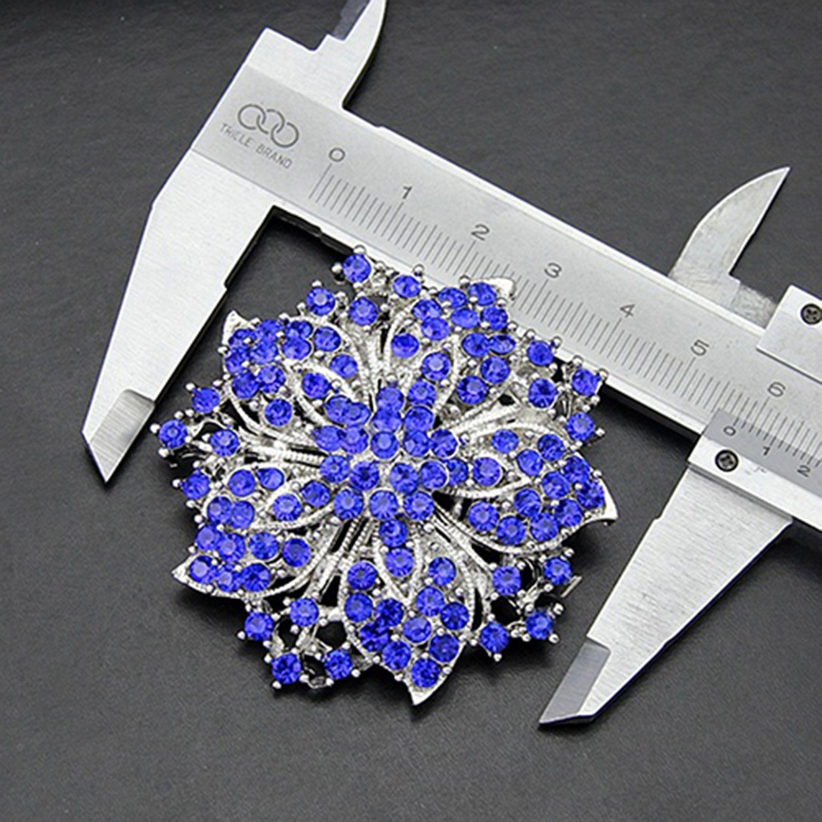 Brosche Vintage Blume Brosche Pin, Brosche Braut Rutaqian inspirierte Corsage Kristall