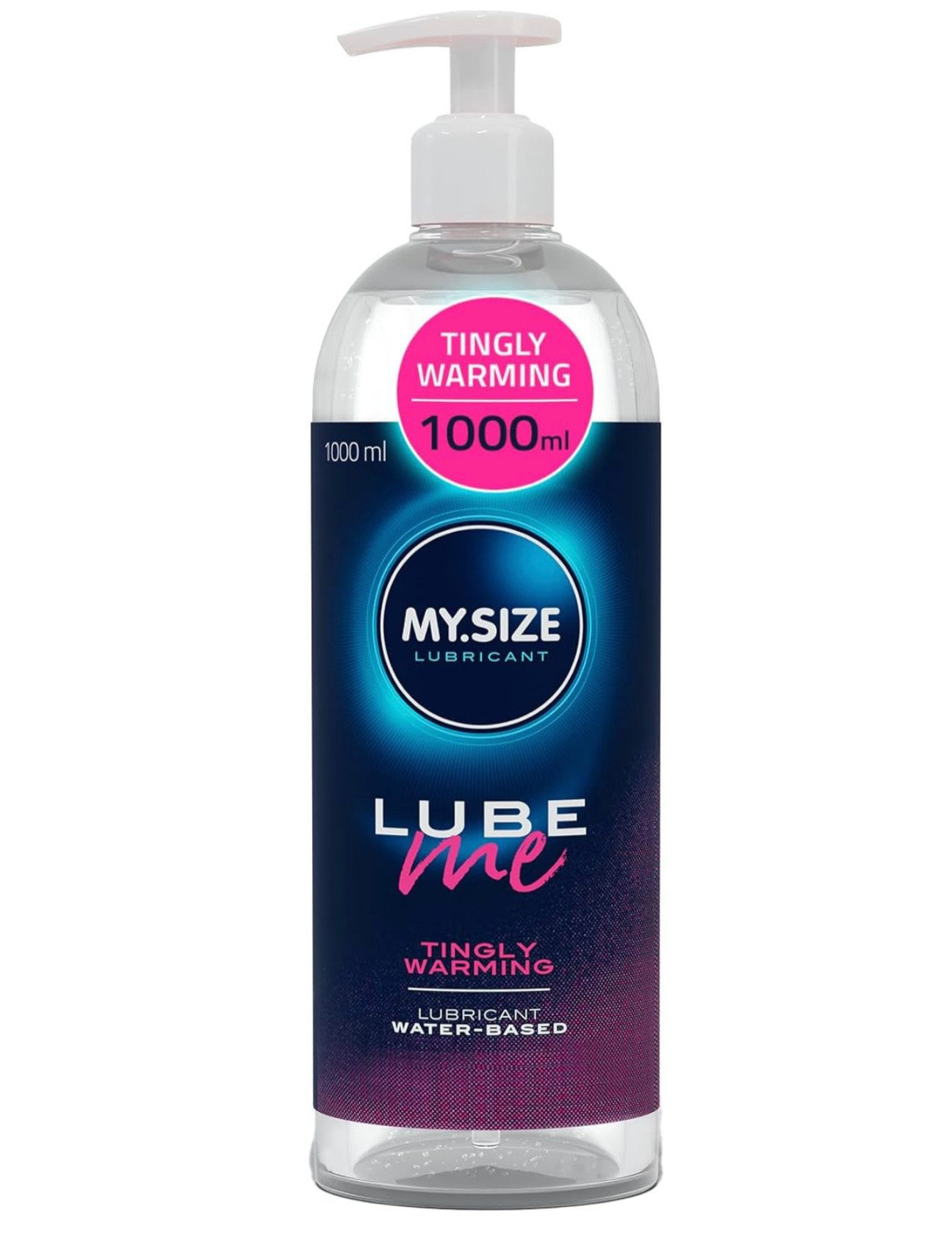 MY.SIZE Gleitgel Lube Me 3-in-1, medizinisches Gleitmittel auf Wasserbasis, wärmend, prickelnd und Höhepunkt verstärkend