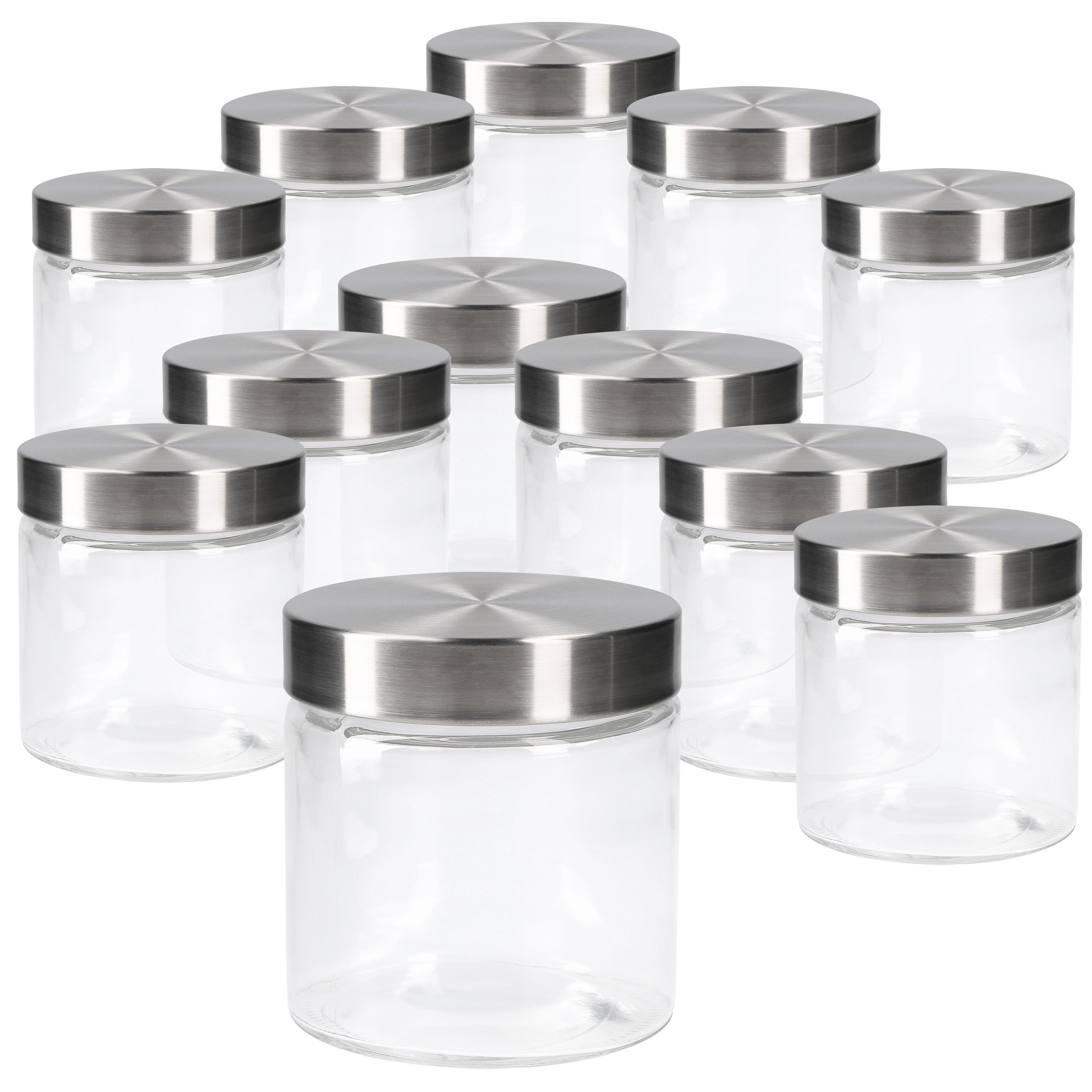 MamboCat Vorratsglas 12er Set Bera Vorratsglas 0.8L, Glas