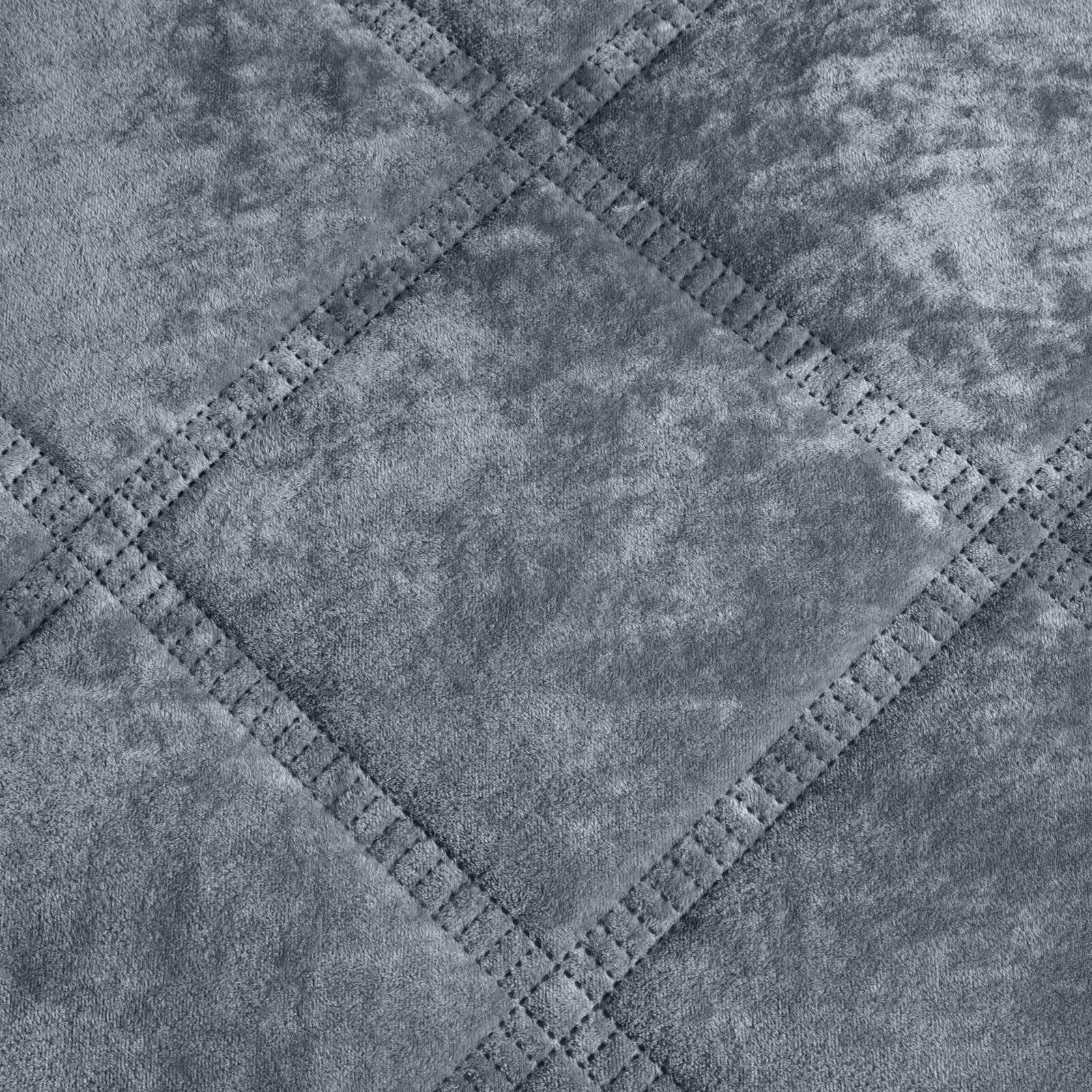 Eurofirany Tagesdecke VELVET2, Steppdecke Samtdecke Karomuster Weicher Über günstig online kaufen