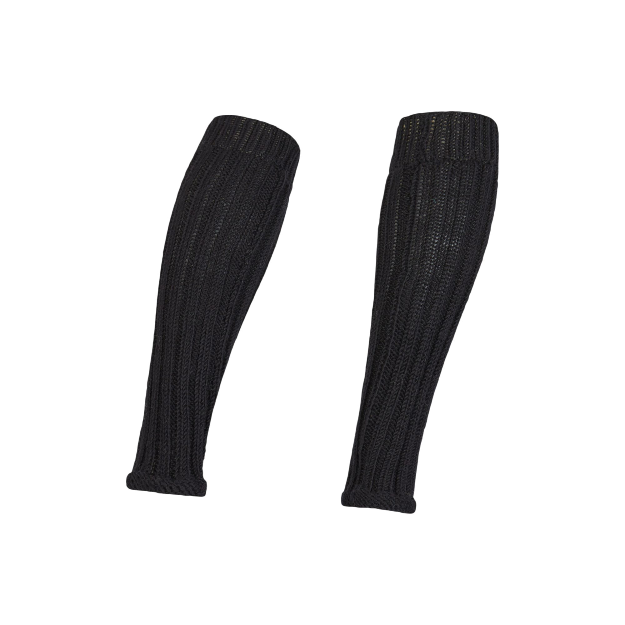 THC Natural Line Beinstulpen THC Schafwoll Stulpen schwarz (1 Paar, 1-St., 1 Paar) unten am Fuß leicht ausgestellt für den Schuh