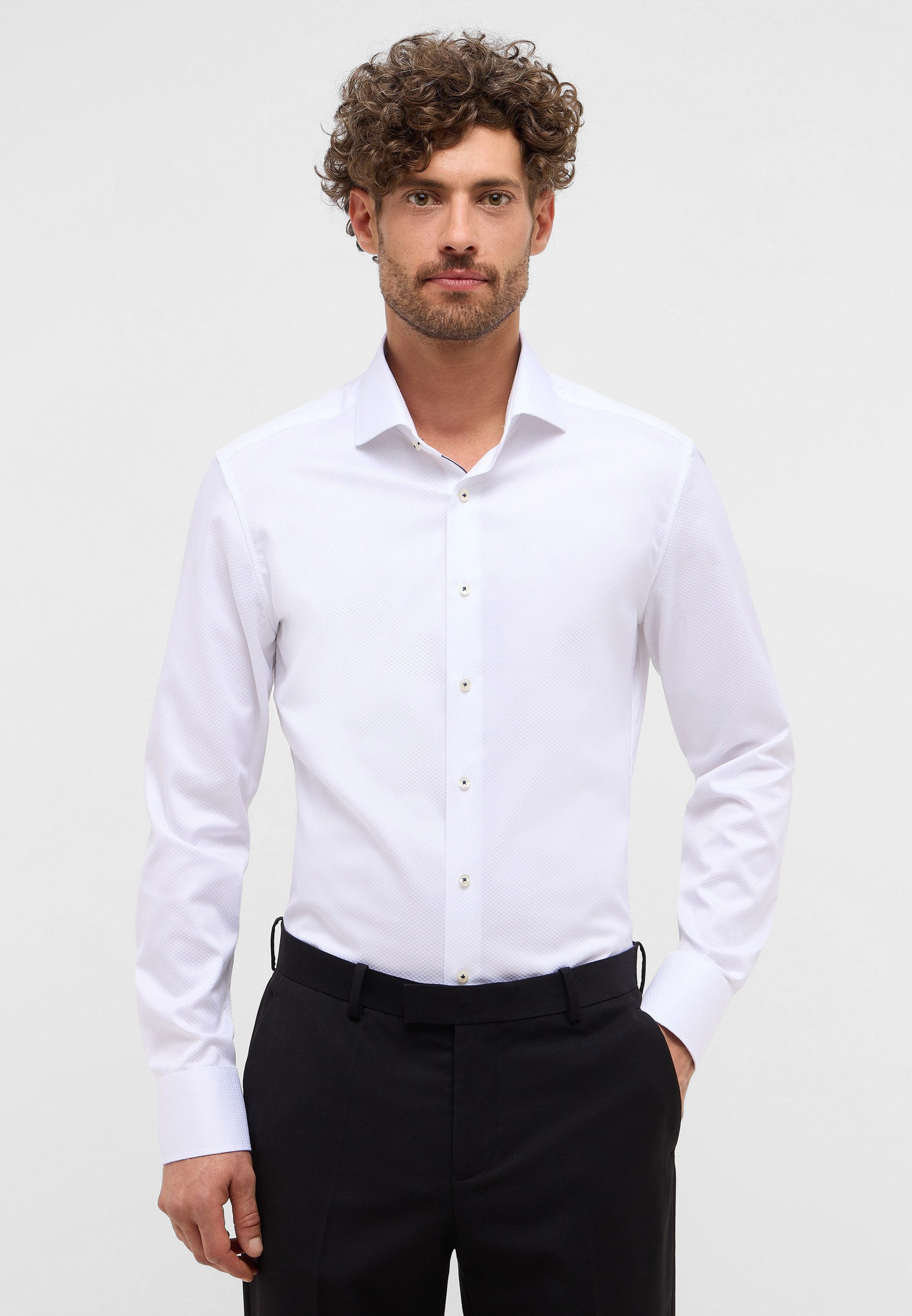 Eterna Langarmhemd SLIM FIT NON IRON (bügelfrei) günstig online kaufen
