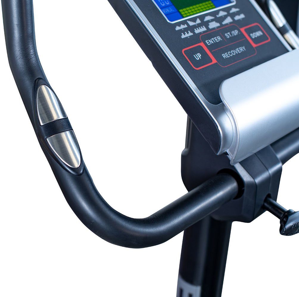 MOTIVE FITNESS by U.N.O. Ergometer ET 1500 (mit Tablet-Halterung), 150 kg max. Benutzergewicht, Fahrrad, 32 Widerstandsstufen
