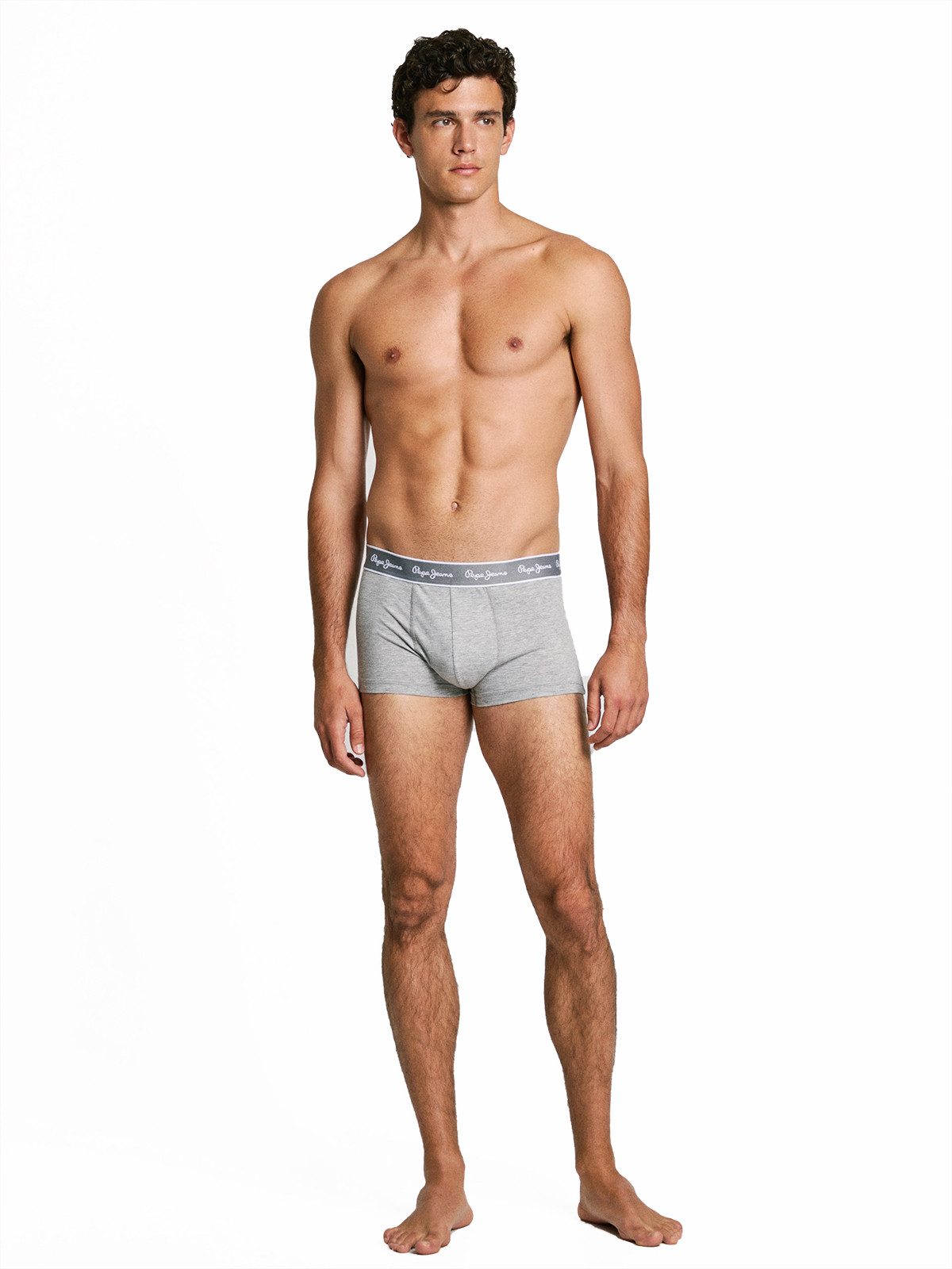 Pepe Jeans Boxershorts Stretch - PEPE TK 3P Grey Mel (3er-Pack)