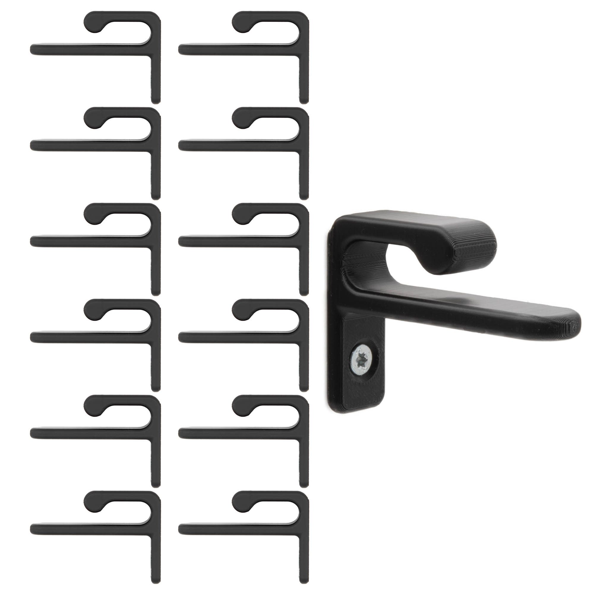 TSB Werk Garderobenhaken Cap Wandhalterung Basecap Halter Mütze Wand (12 St günstig online kaufen