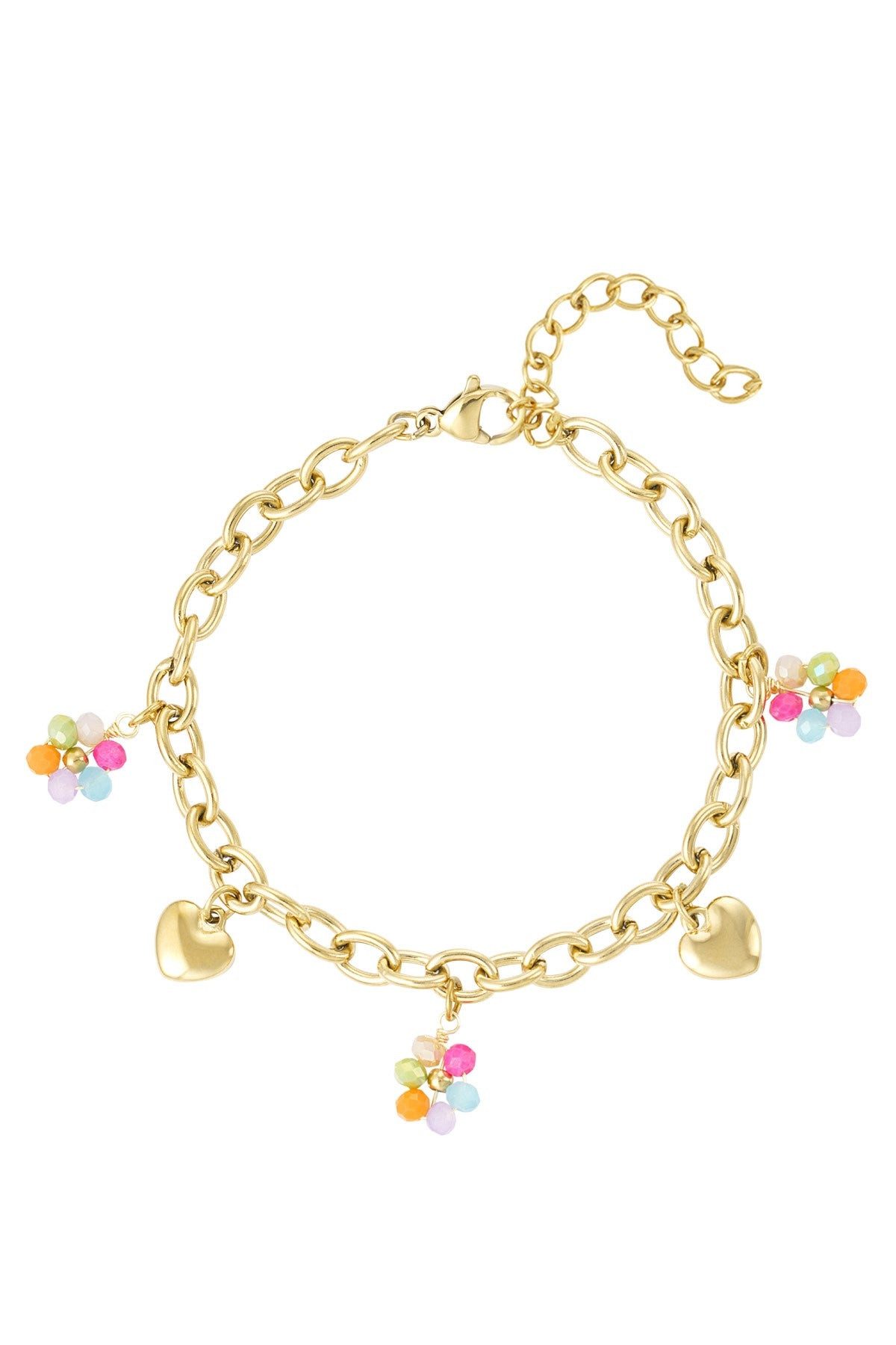 Edelstahlarmband FLOWERY