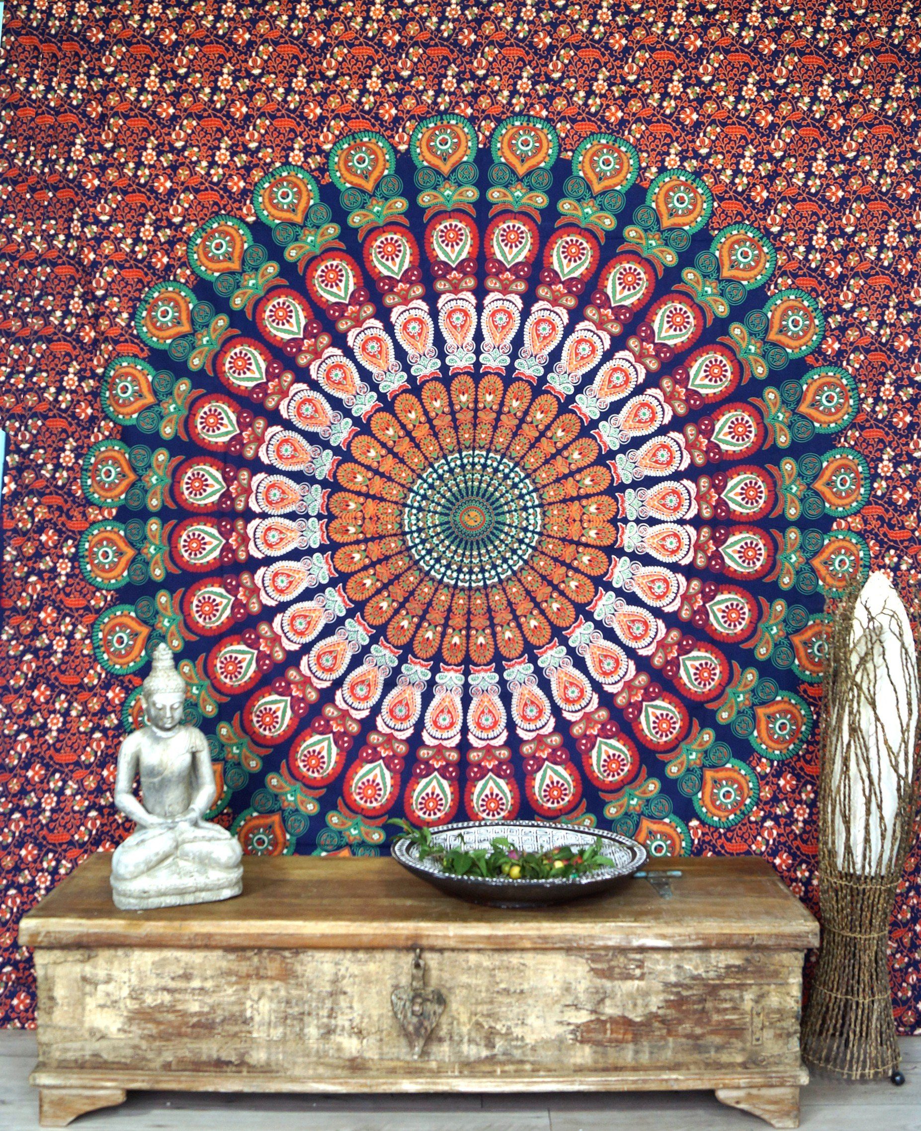 Guru-Shop Tagesdecke Boho-Style Wandbehang, indische Tagesdecke.. günstig online kaufen