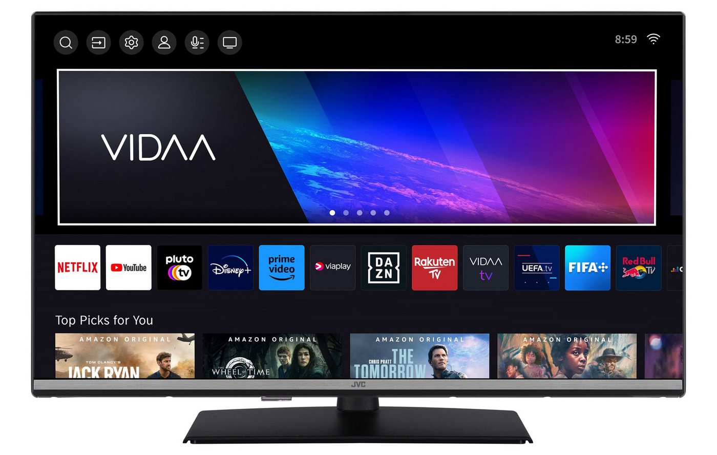 JVC LT-32VDF5455 LCD-LED Fernseher (80 cm/32 Zoll, Full HD, VIDAA Smart TV, VIDAA Smart TV, HDR, Triple-Tuner) schwarz ! RABATT: 34.62% JVC LT-32VDF5455 LCD-LED Fernseher (80 cm/32 Zoll, Full HD, VIDAA Smart TV, VIDAA Smart TV, HDR, Triple-Tuner) schwarz ! RABATT: 34.62%