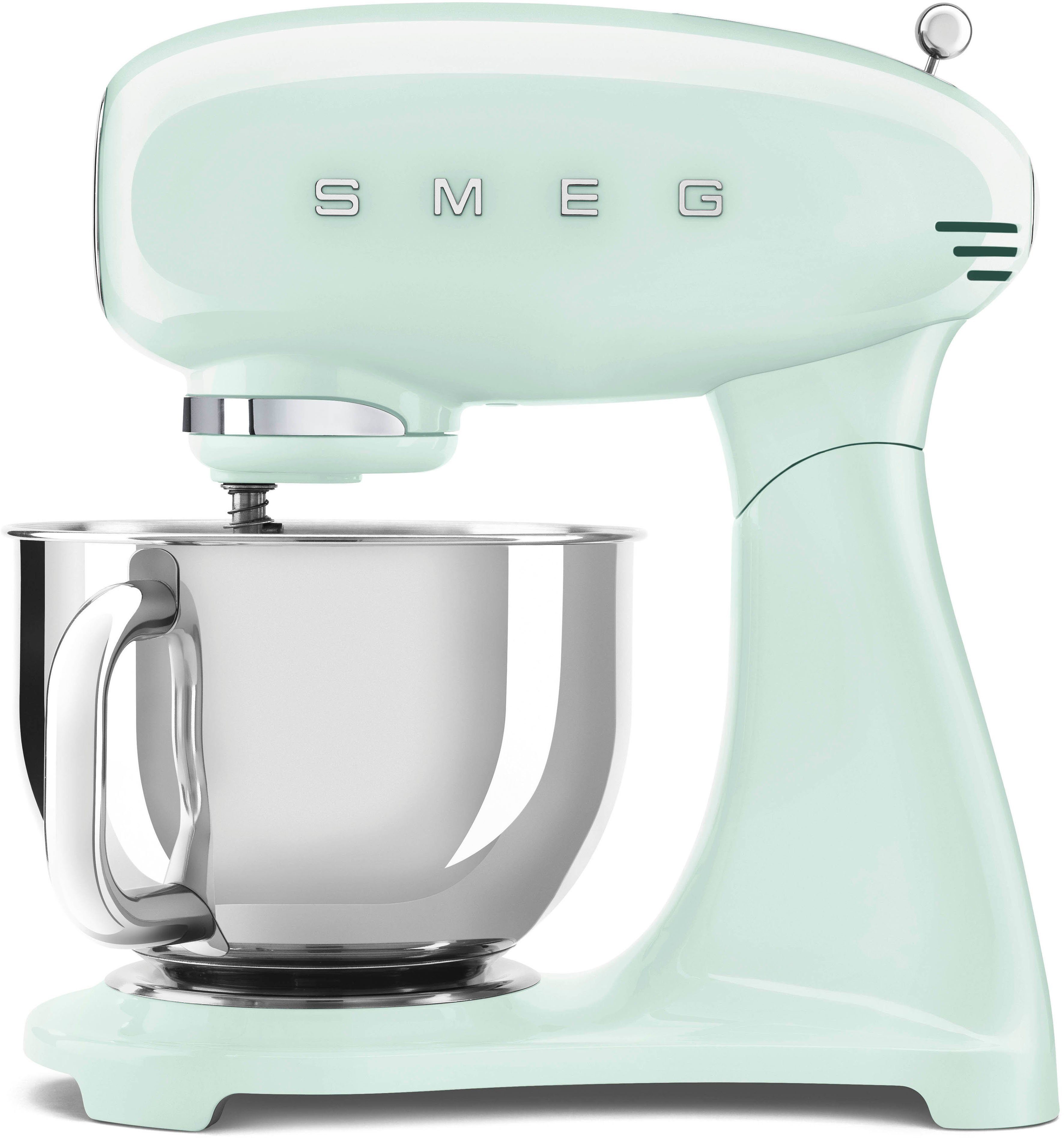 Smeg Küchenmaschine SMF03PGEU Pastellgrün, 800 W, 4,8 l Schüssel