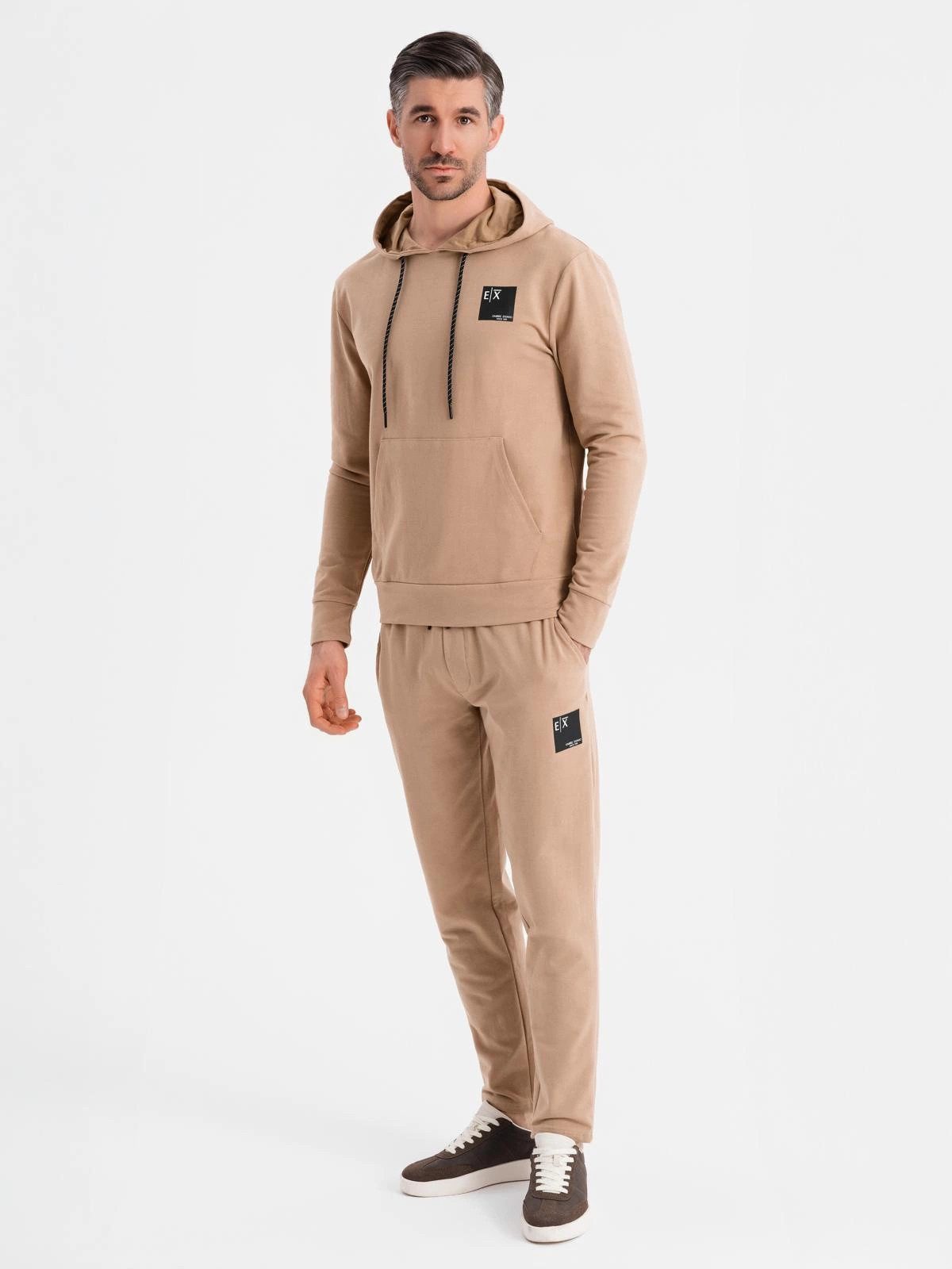 OMBRE Sweatanzug Sweatshirt-Set Kapuzenpulli + Sweathose günstig online kaufen