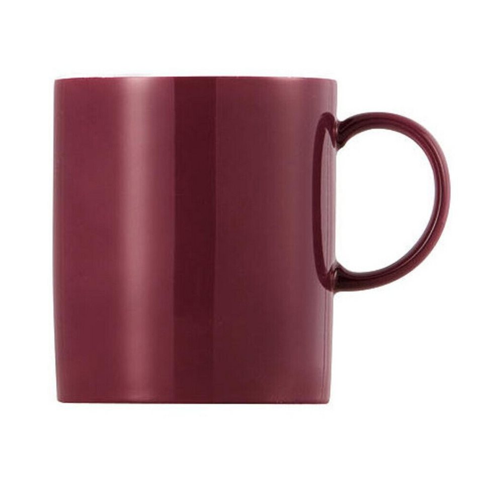Thomas Becher Henkelbecher 0,3 l Sunny Day Fuchsia, 1-tlg., Porzellan, Henkelbecher, Ø7,2cm, Porzellan, rot