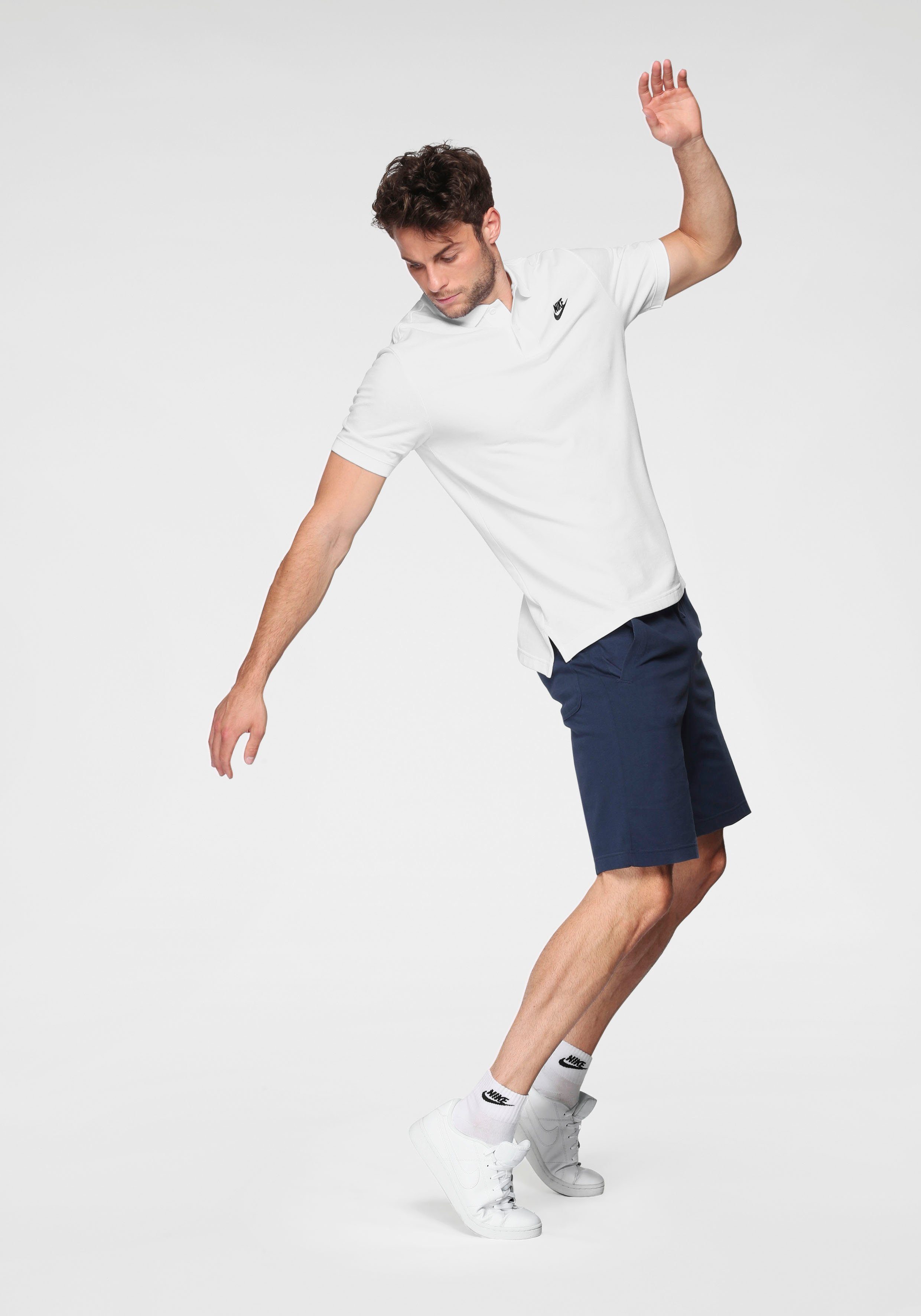 Sportswear Polo Men's Nike Poloshirt weiß