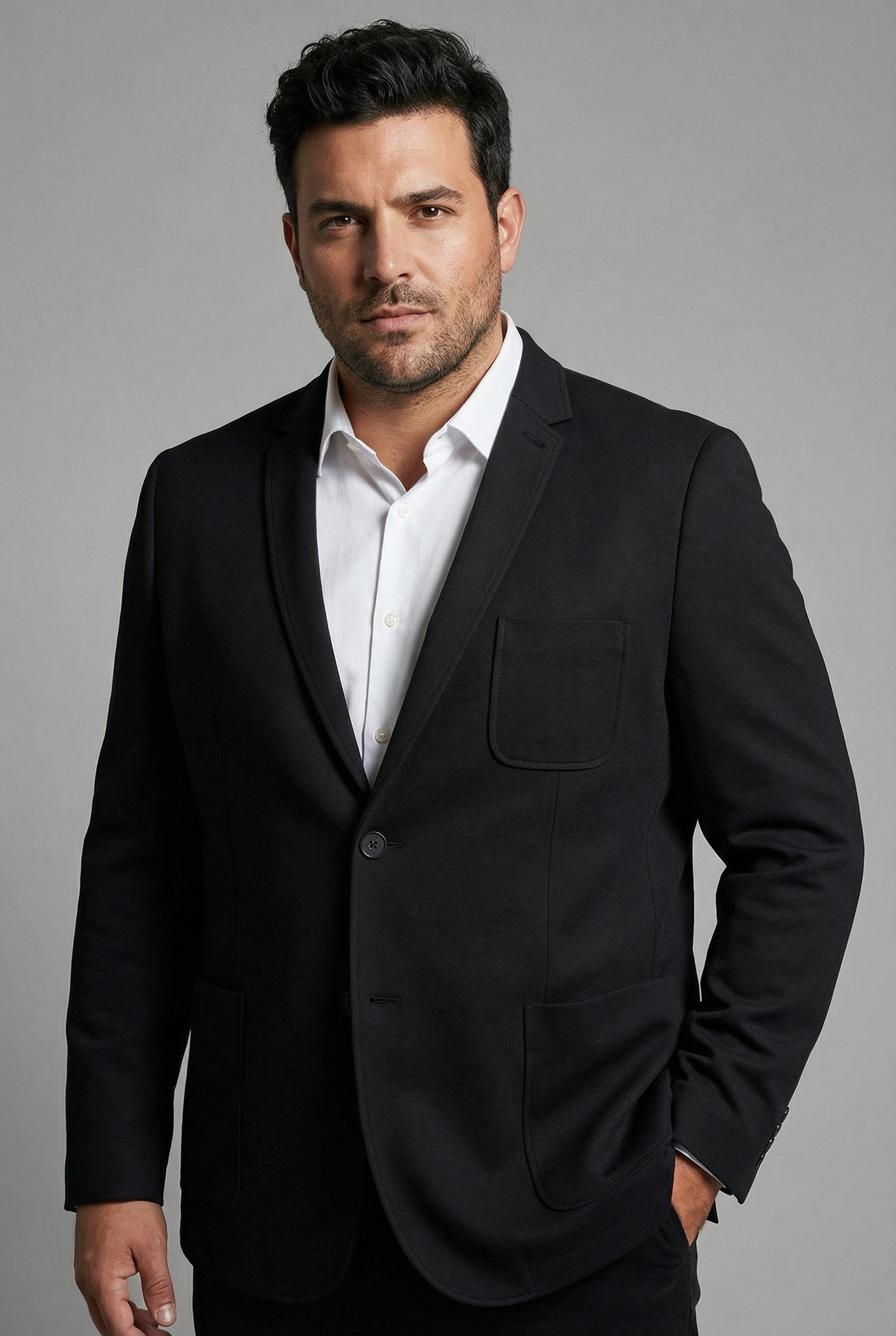 Man's World Plus Jerseysakko Grosse Grössen