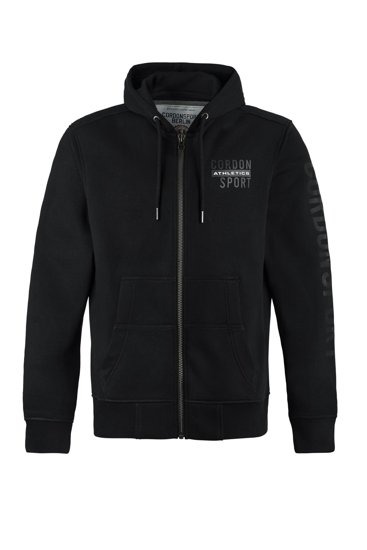 black 010 Sweatjacke King 12 (1-tlg) Cordon Sport