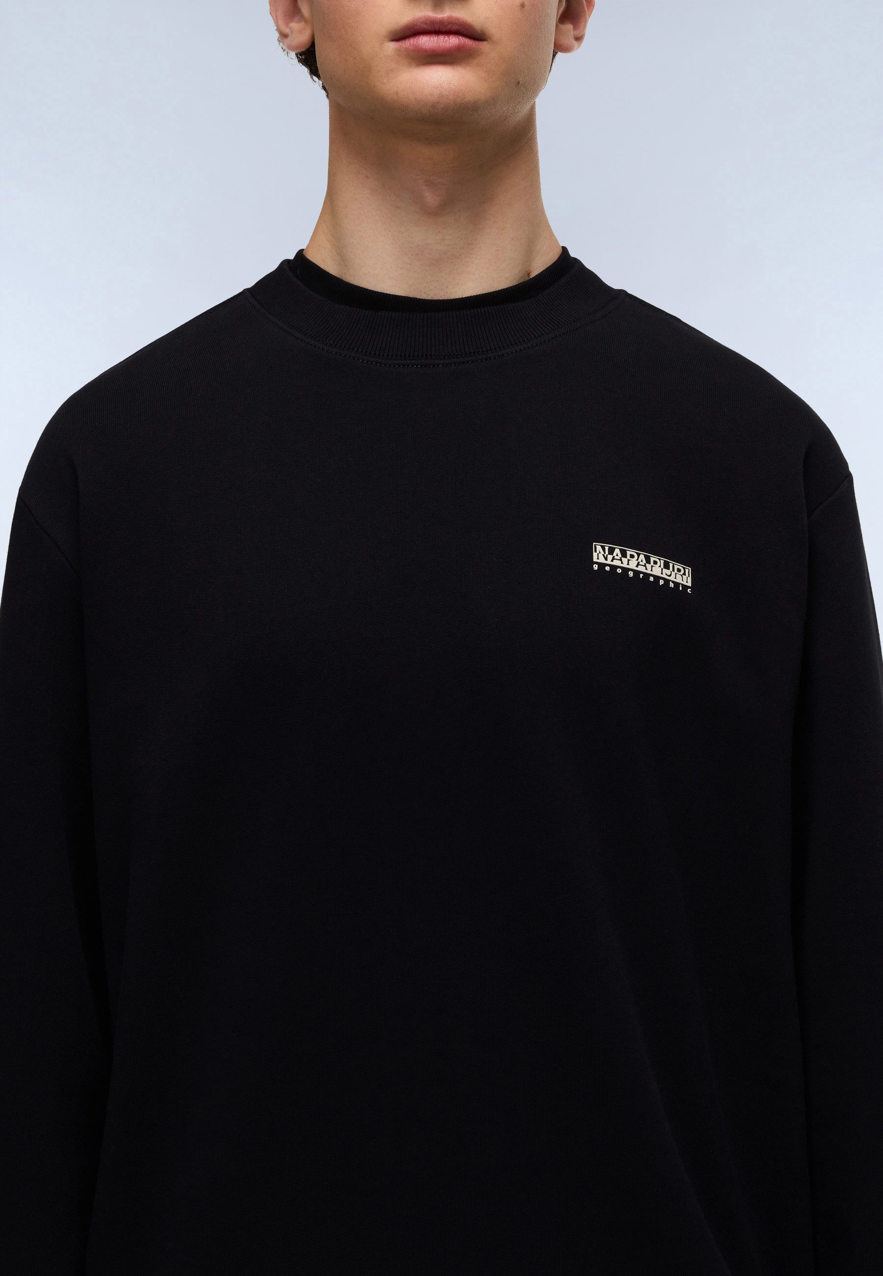 Napapijri Sweatshirt B-SMALL BOX C BLACK BEAUTY Rundhals, regular fit günstig online kaufen
