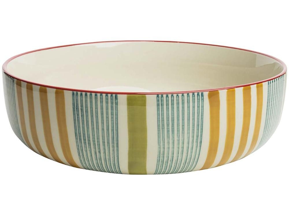 Tranquillo Müslischale tranquillo Schüssel 'STRIPES' aus Steinzeug Ø 30 c, Steinzeug