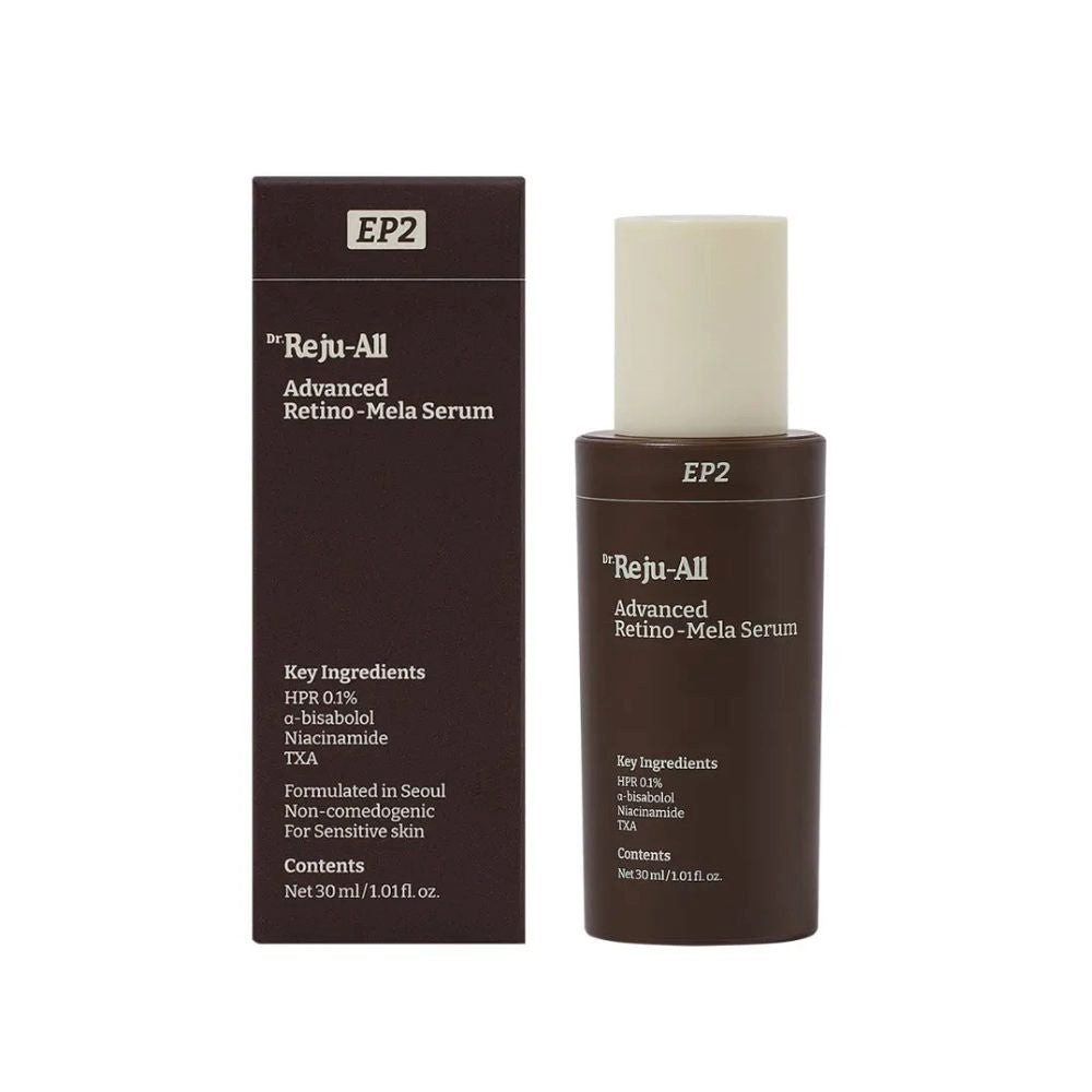 Dr. Reju-All Gesichtsserum Dr. Reju, All Dr. Reju-All Advanced Retino-Mela Serum - 30ml, Nicht komedogenes Retinoid-Serum mit HPR und Niacinamid
