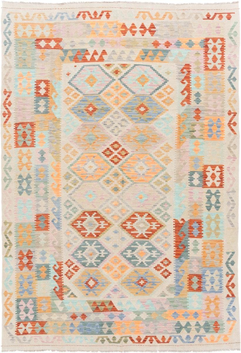 Orientteppich Handgewebter Trading, 3 Orientteppich, 199x289 rechteckig, Afghan Kelim Nain Höhe: mm