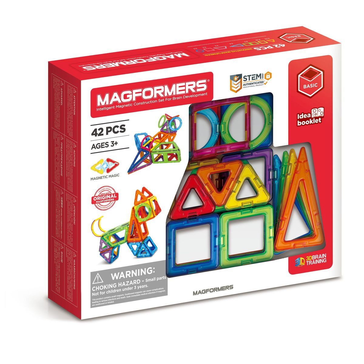 MAGFORMERS MAGFORMERS Basic 42 Teile Magnetspielbausteine