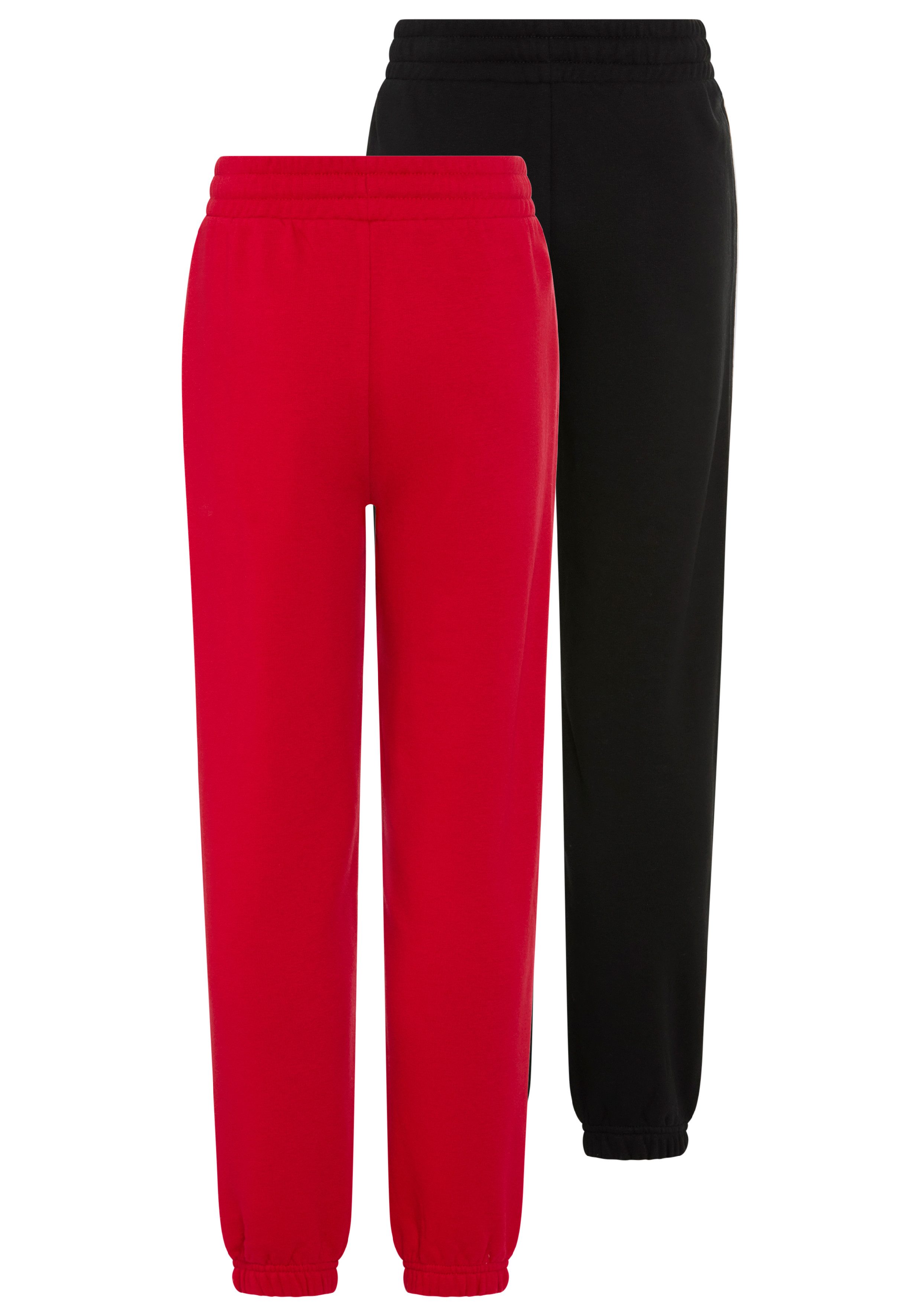 H.I.S Sweathose 2er Packung H.I.S Sweathosen mit Piping an der Seite (Packung, 2) 2 Jogginghosen in gerader Passform, mit Gummizug am Beinabschluss – Bild 5 von 5