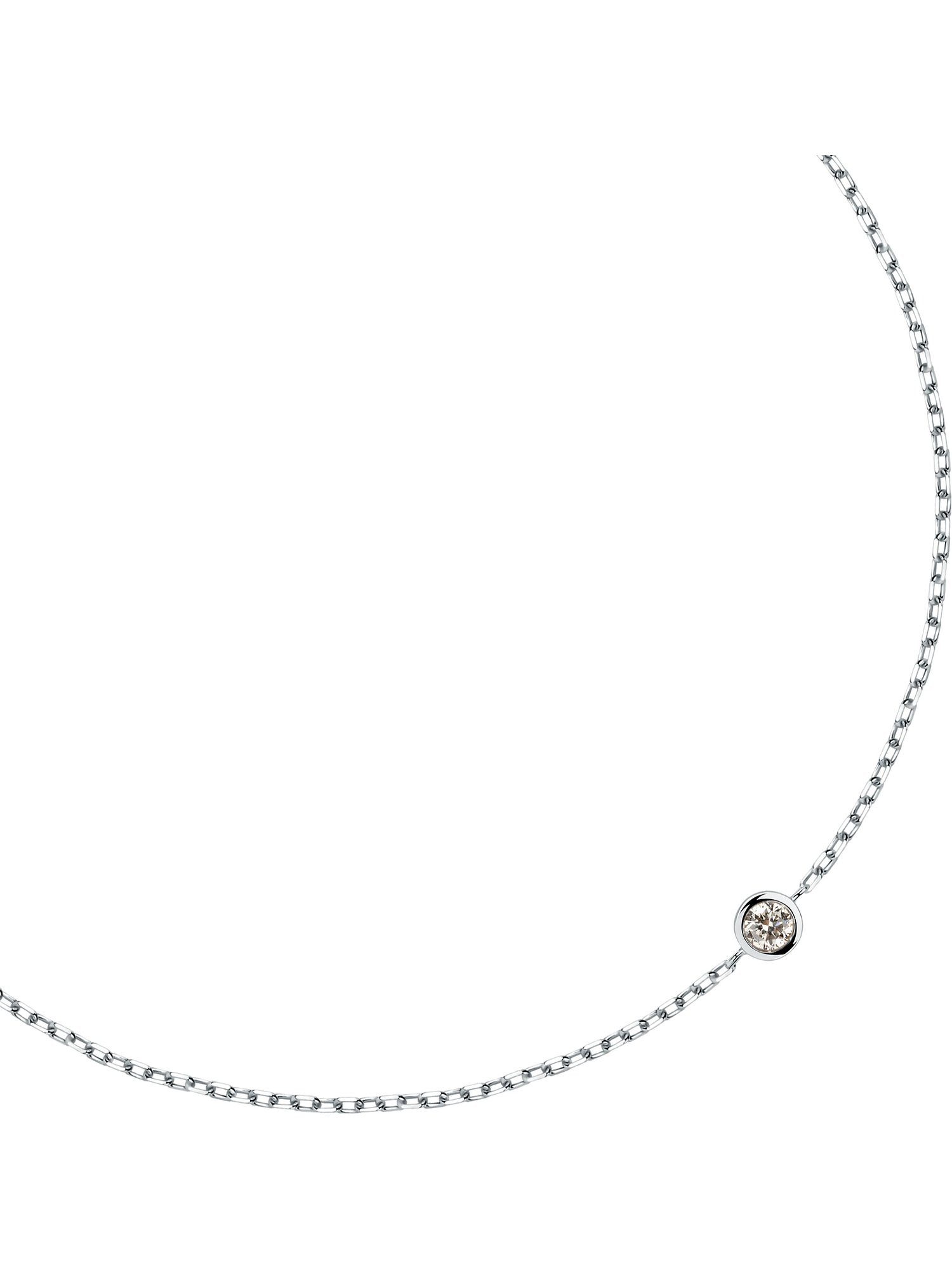 CHRIST Armband CHRIST Damen-Armband 750er Weißgold 1 Diamant
