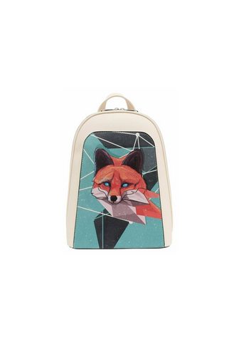 DOGO Kuprinė Tidy Krepšys su reguliuojama ilga rankena kuprinė Red Fox Moterims Kuprinė