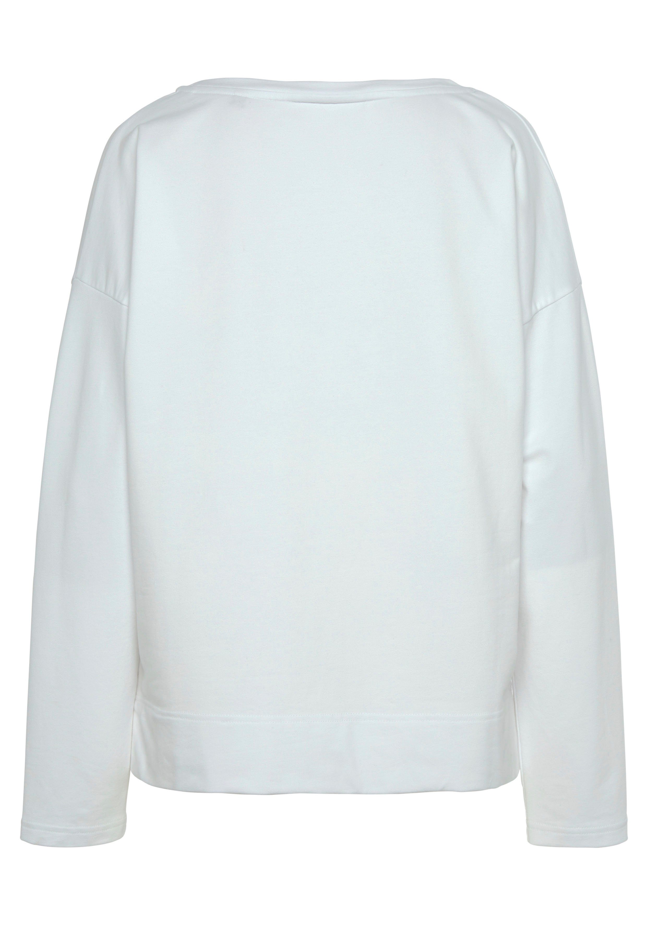 Elbsand Sweatshirt Aliisa mit Logodruck vorne, Basic-Passform, sportlich-casual