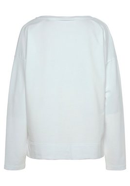 Elbsand Sweatshirt Aliisa mit Logodruck vorne, Basic-Passform, sportlich-casual