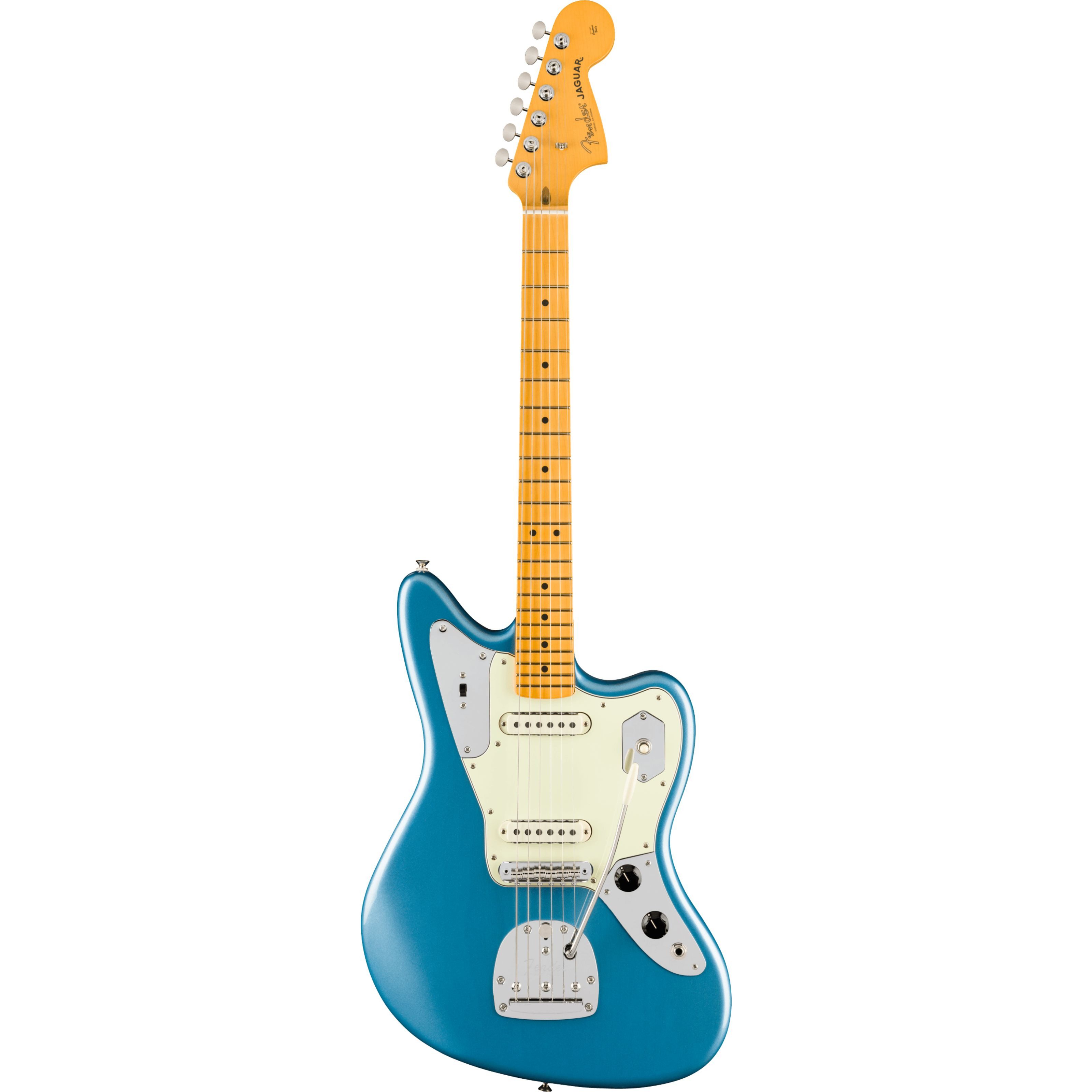 Fender E-Gitarre, E-Gitarren, Andere Modelle, American Professional Classic Jaguar MN Faded Lake Placid Blue -