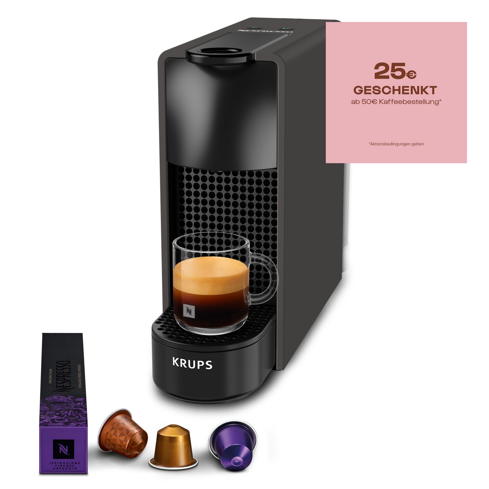 Krups Kapselmaschine XN110NF0.25, Alle von Nespresso gesammelten Aluminiumkapseln werden recycelt.