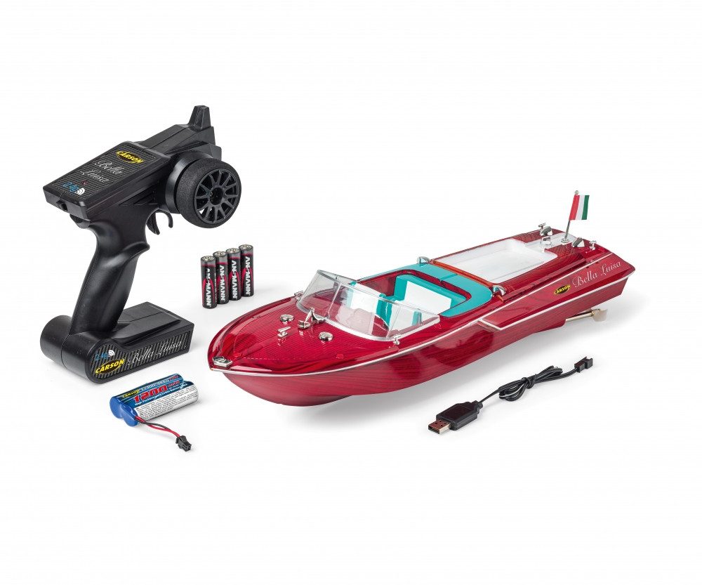 Carson RC Boot Bella Luisa 2,4Ghz 100% RTR RC-Ladegerät